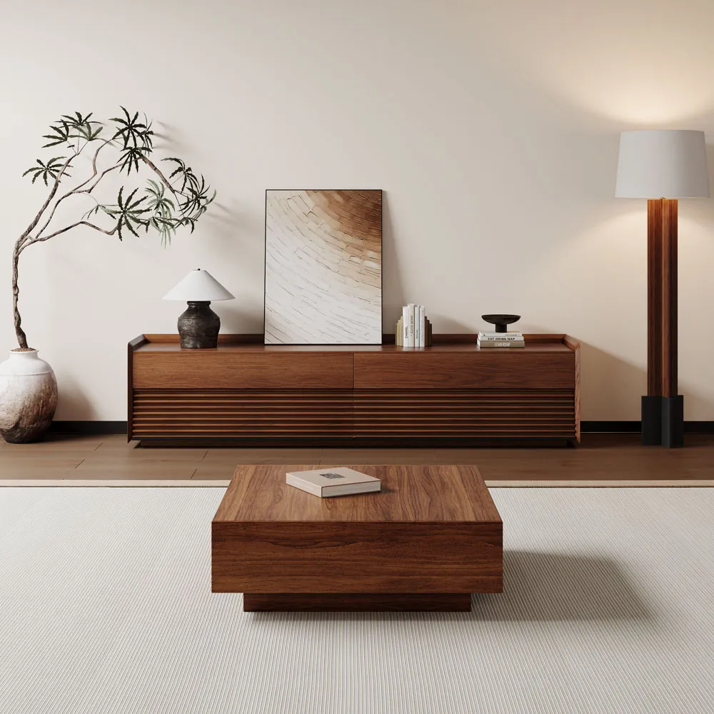 Square Wood Coffee Table with Storage Square Wood Coffee Table with Storage