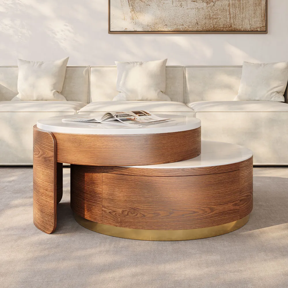 Lift-top Modern Nesting Coffee Table