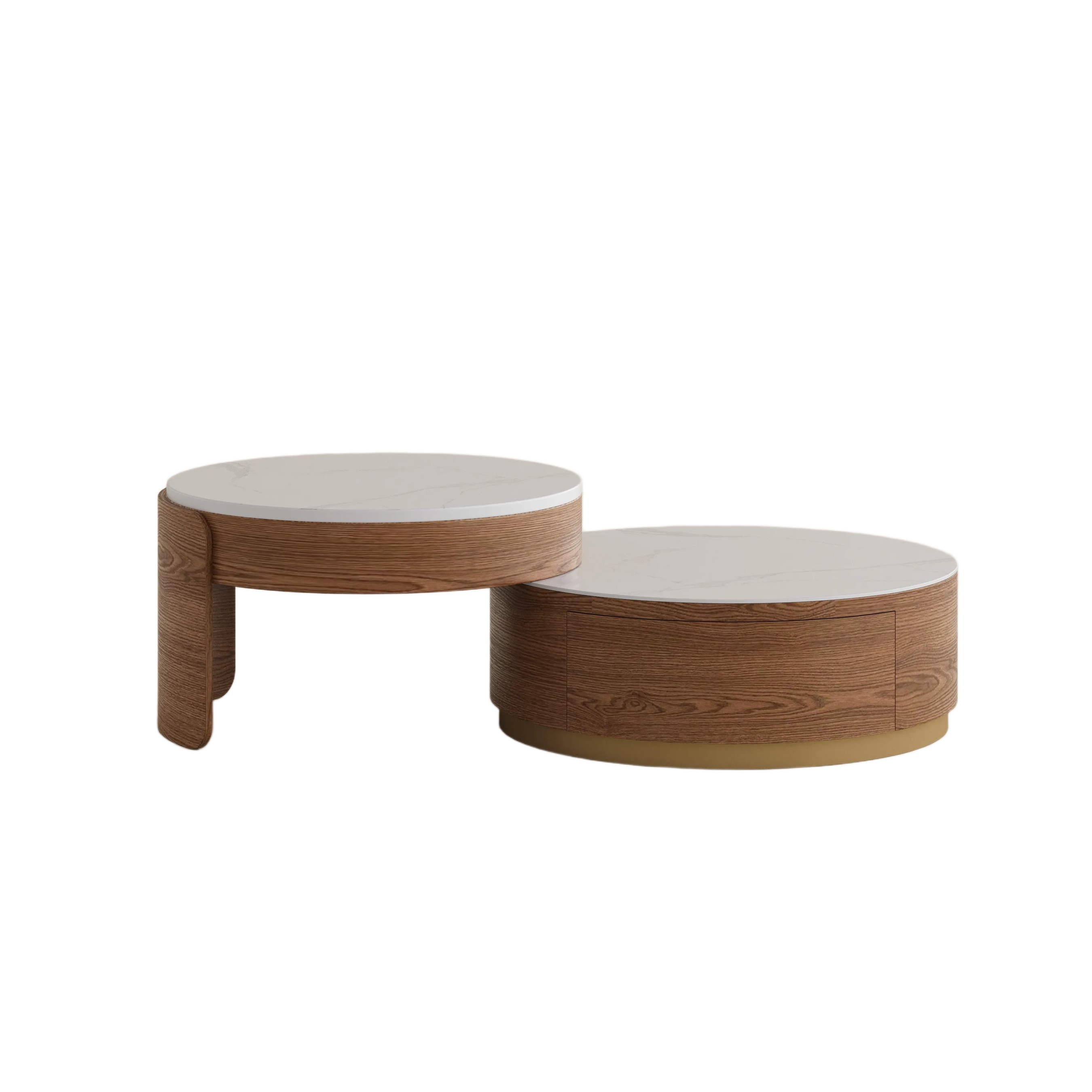 Lift-top Modern Nesting Coffee Table