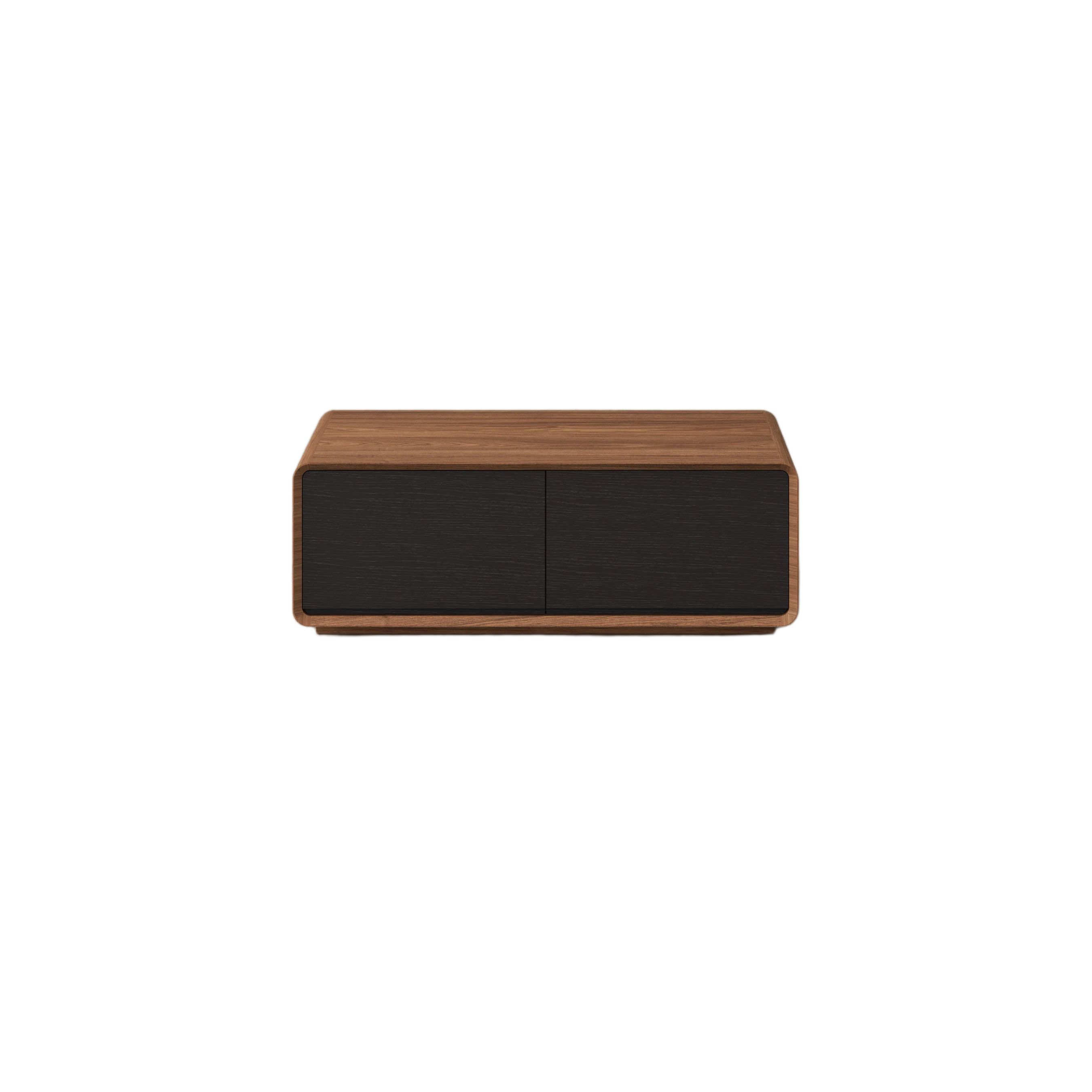 Rectangular Wood Coffee Table with Storage