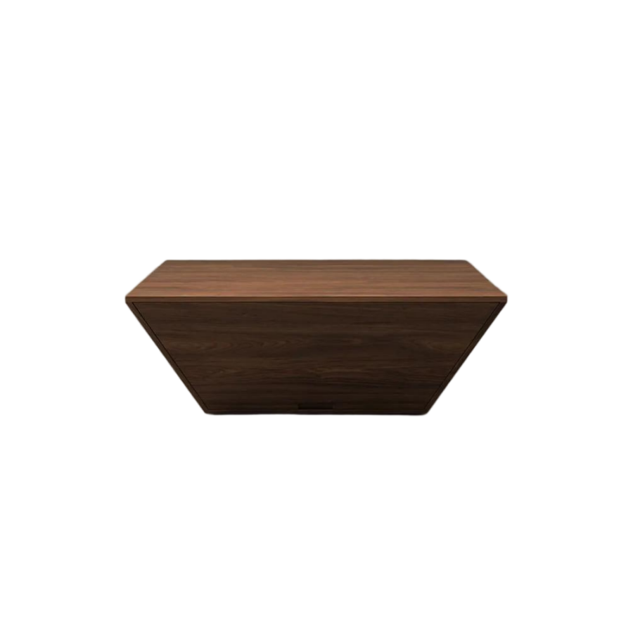 Square Wood Coffee Table with Storage