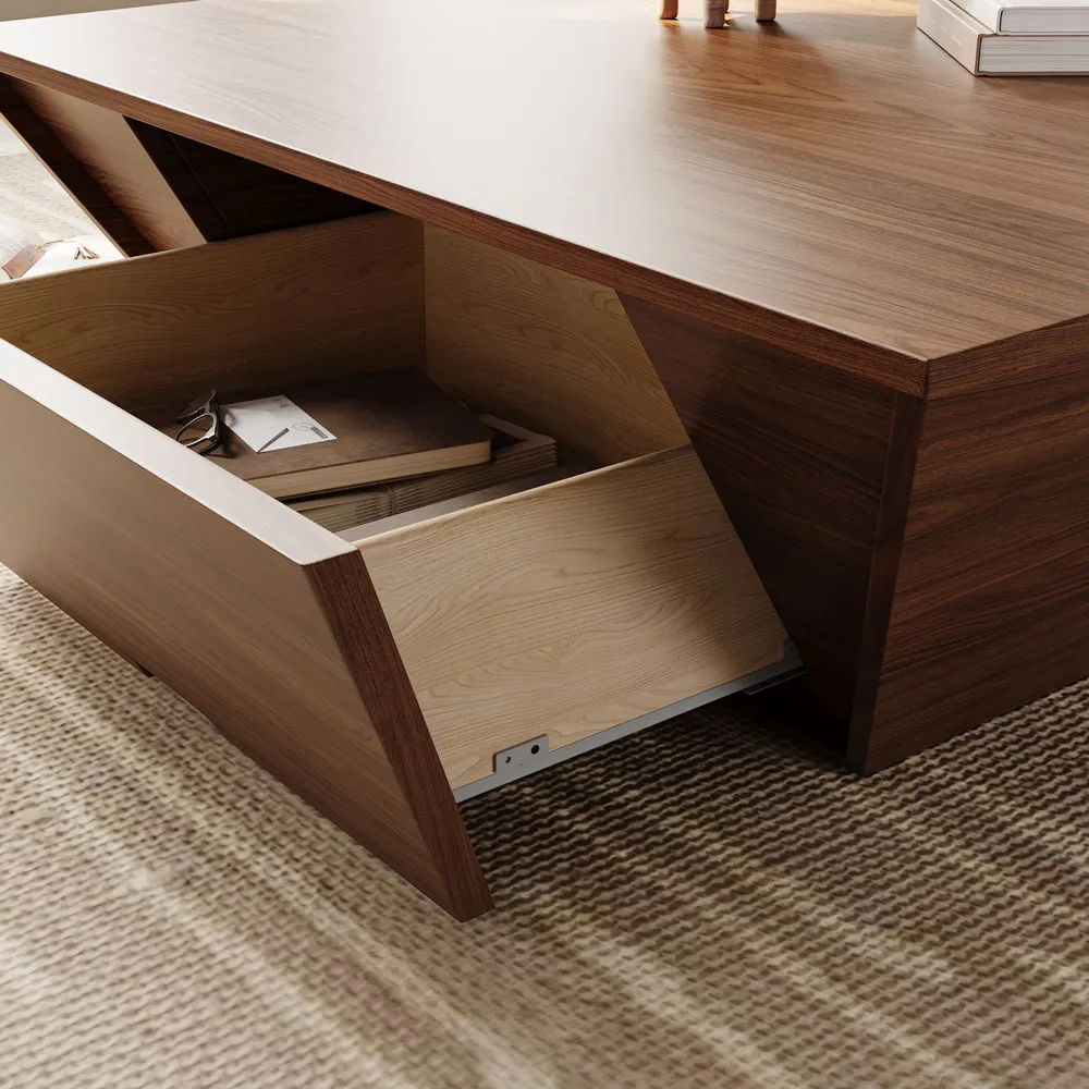 Square Wood Coffee Table with Storage Square Wood Coffee Table with Storage