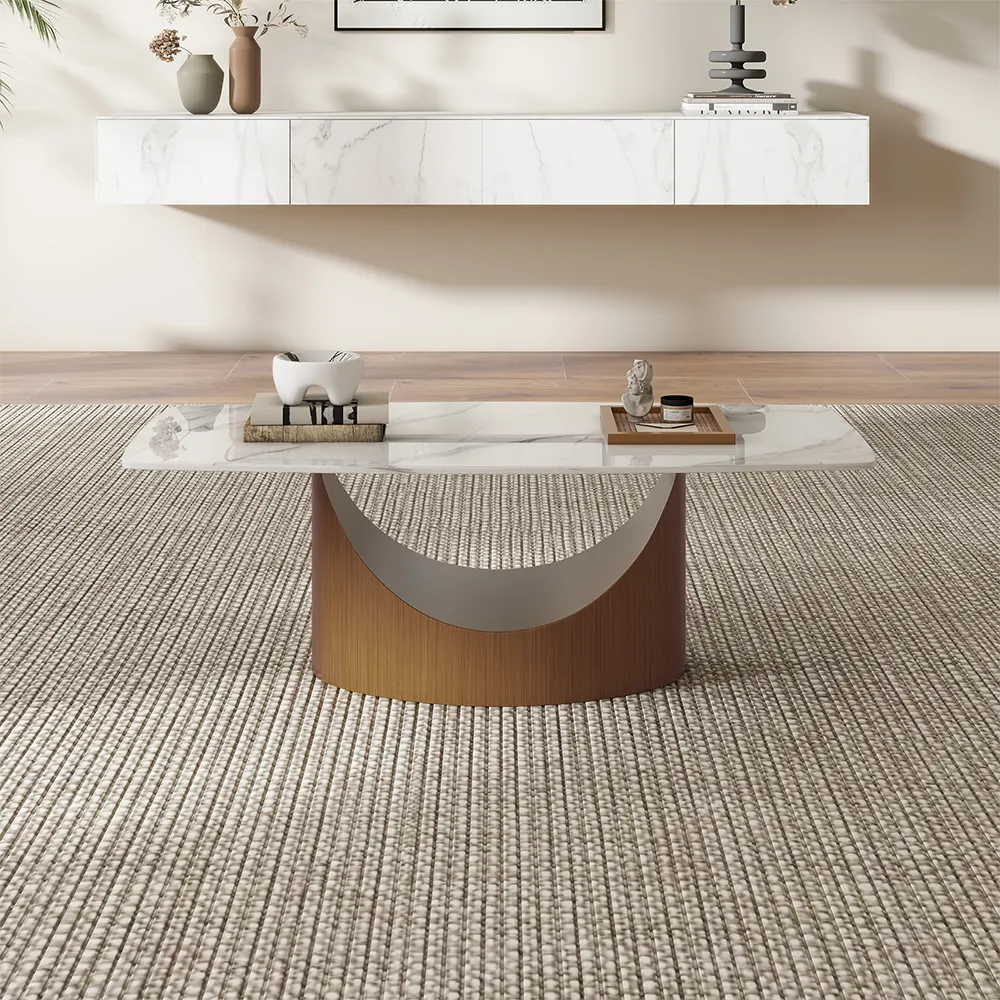 Sintered Stone Glossy Coffee Table Sintered Stone Glossy Coffee Table