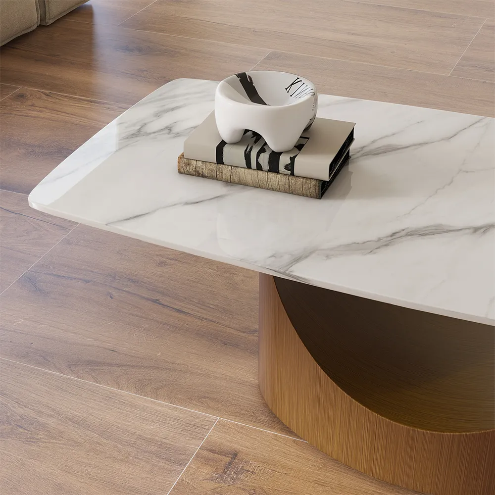 Sintered Stone Glossy Coffee Table Sintered Stone Glossy Coffee Table