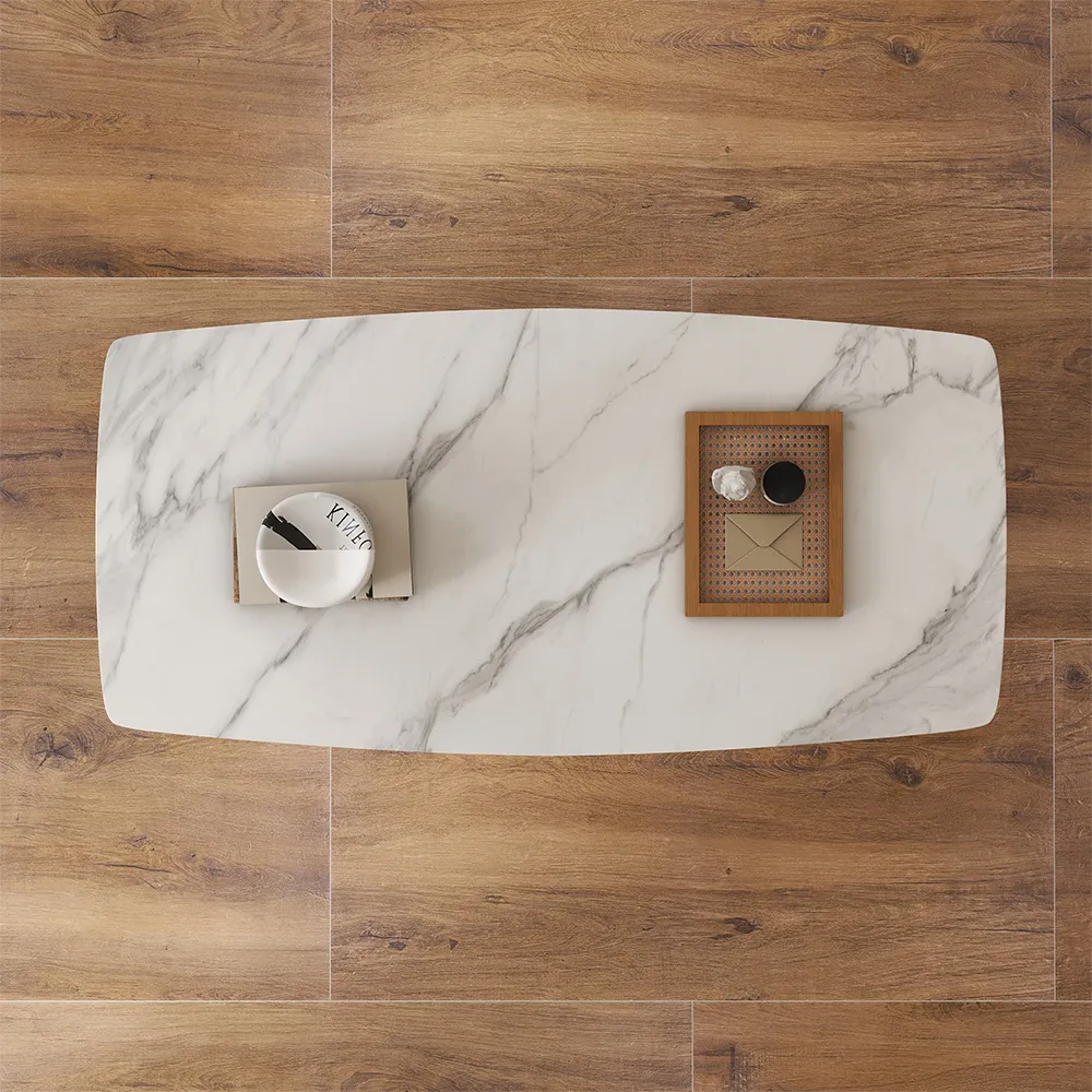 Sintered Stone Glossy Coffee Table Sintered Stone Glossy Coffee Table