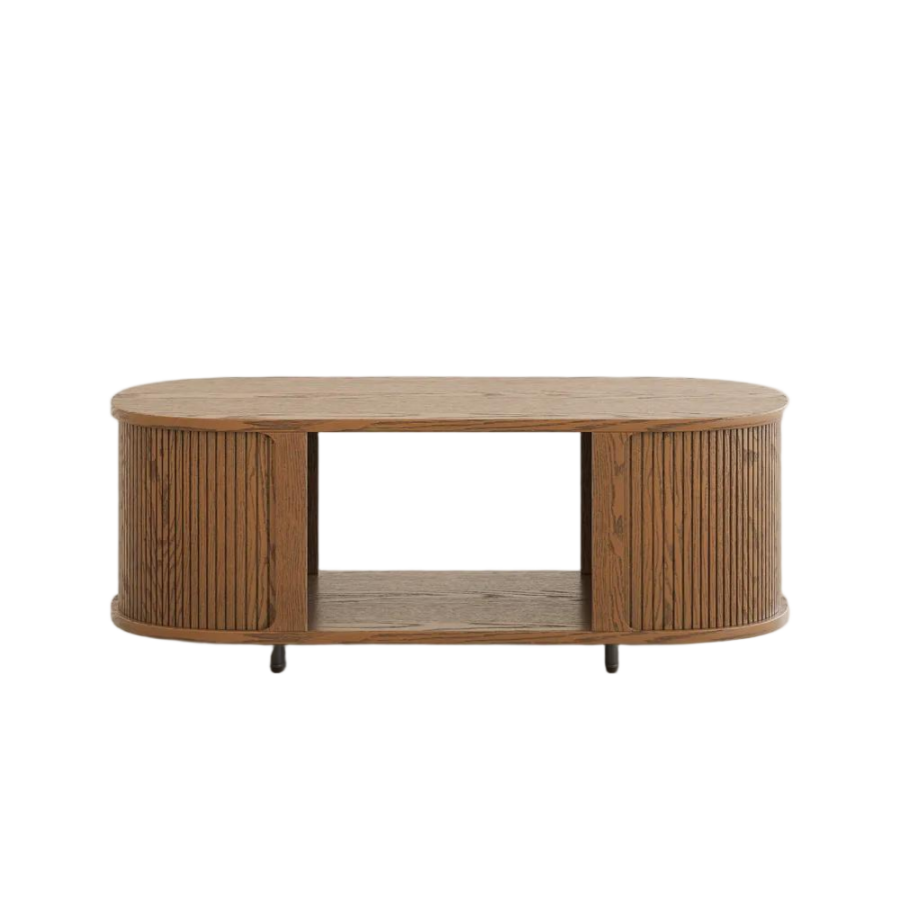  Mid-Century Modern Fluted Coffee Table