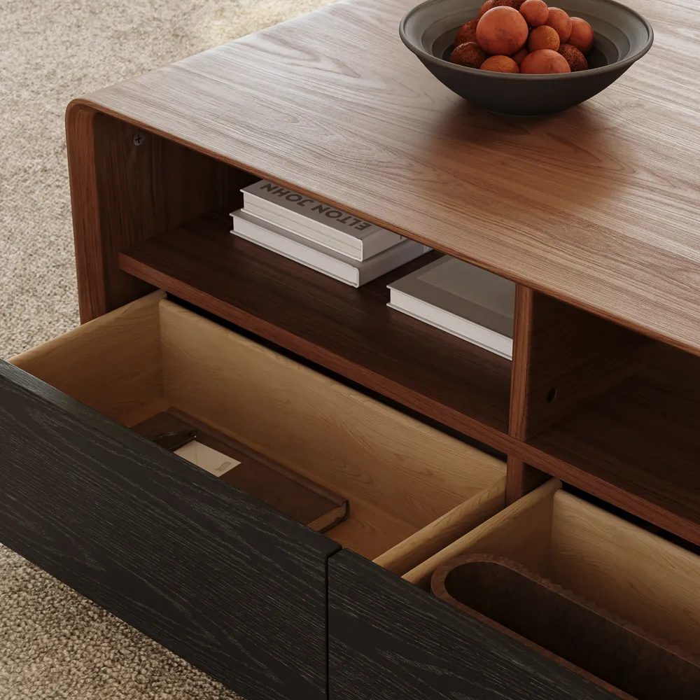Rectangular Modern Coffee Table with Storage Rectangular Modern Coffee Table with Storage