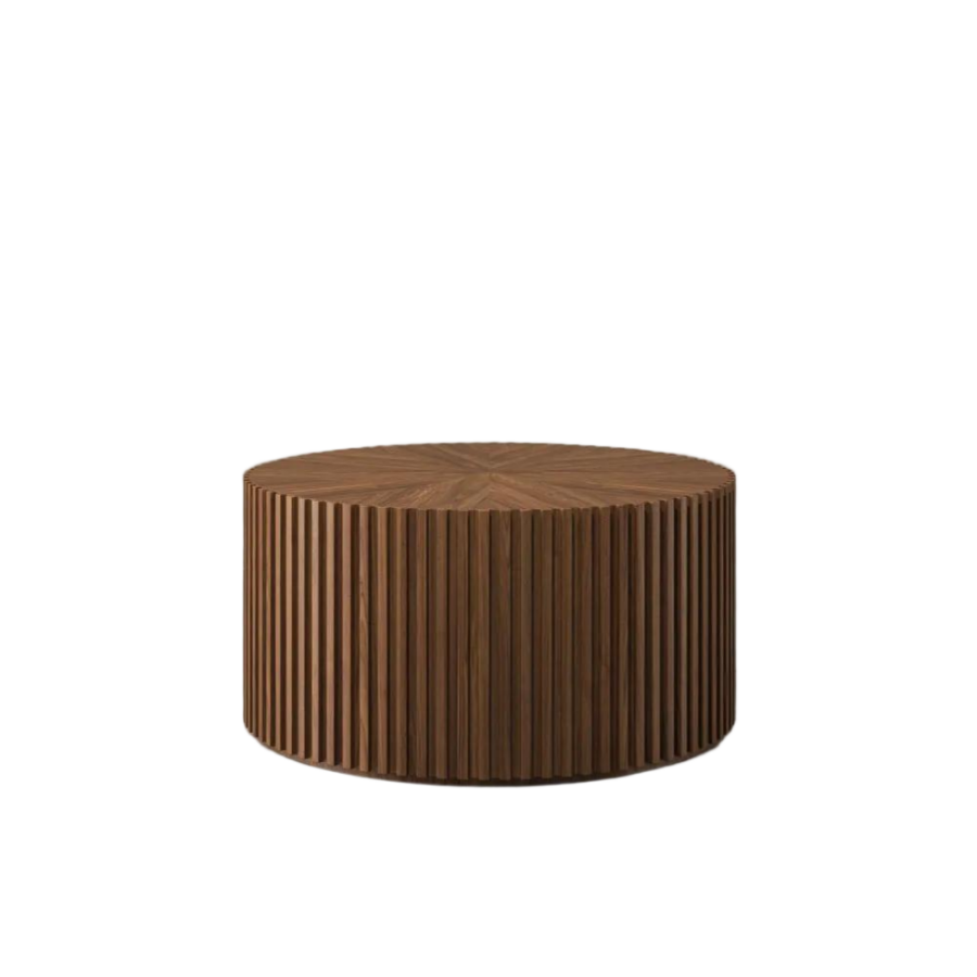 Fluted Round Coffee Table Fluted Round Coffee Table