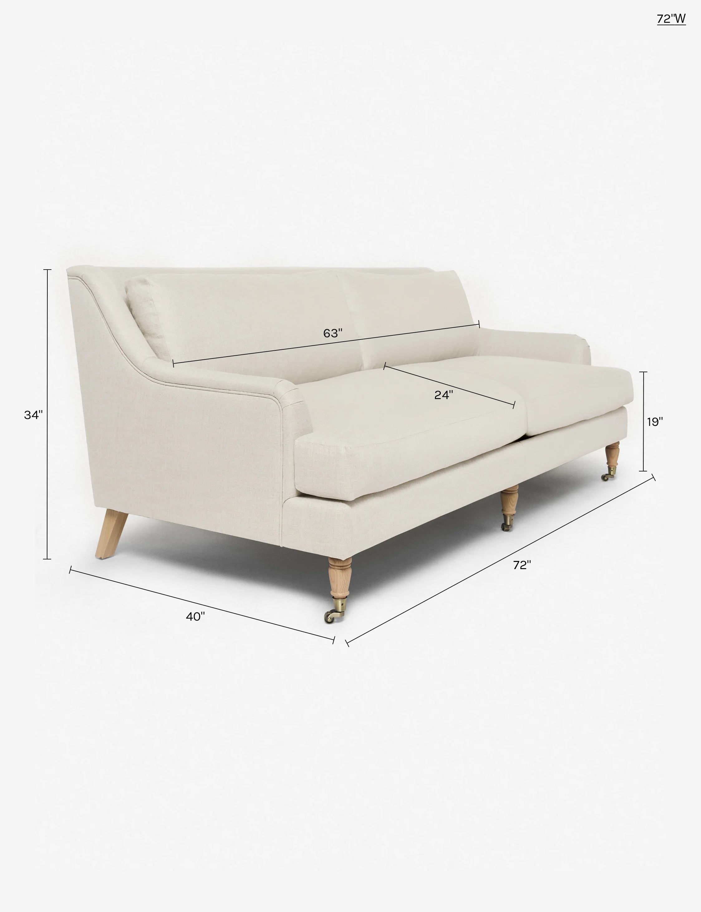 Red Designer Sofa