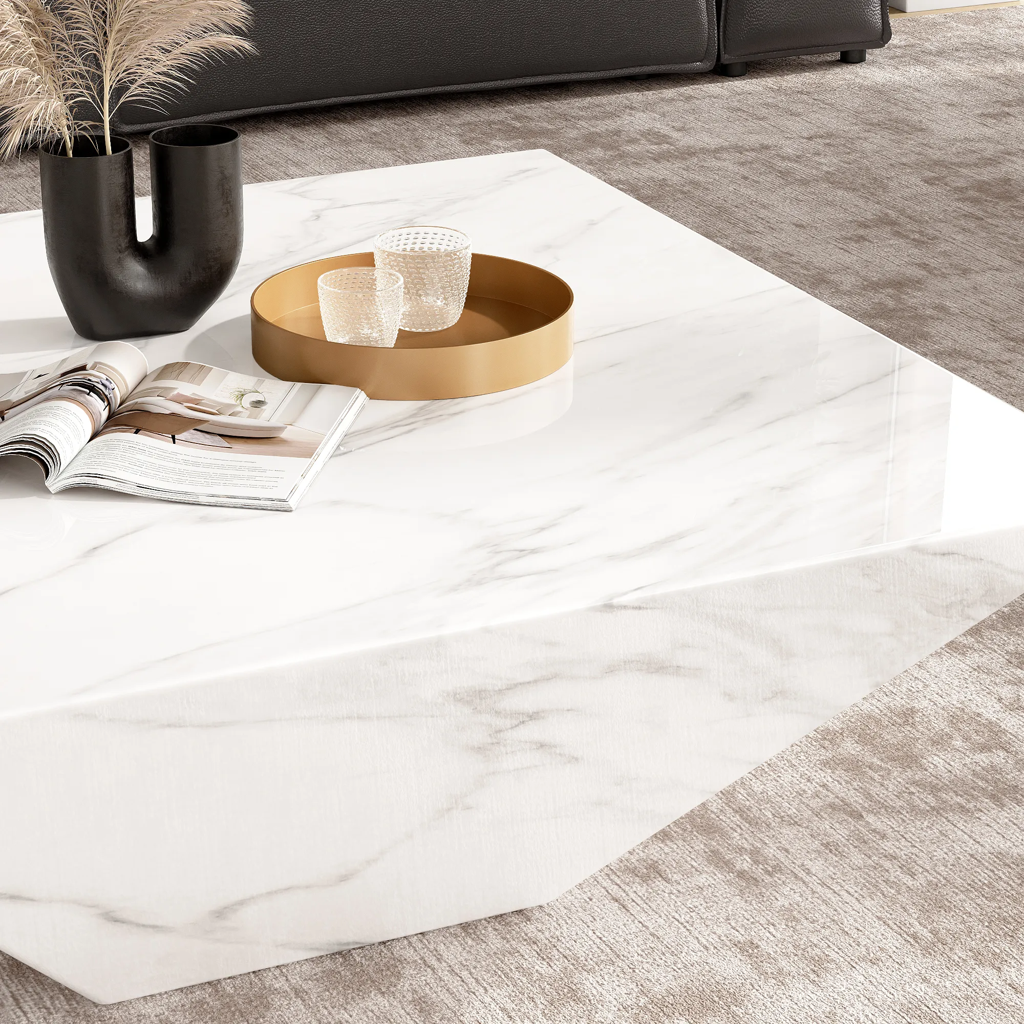 Square Modern Coffee Table