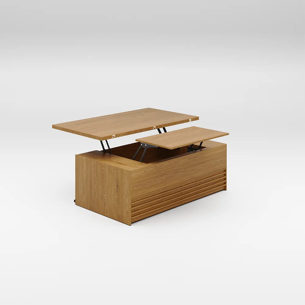 Lifting Top Rectangular Fluted Coffee Table Lifting Top Rectangular Fluted Coffee Table