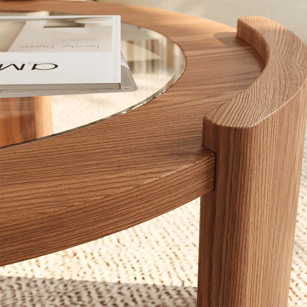 Wood and Glass Coffee Table Wood and Glass Coffee Table
