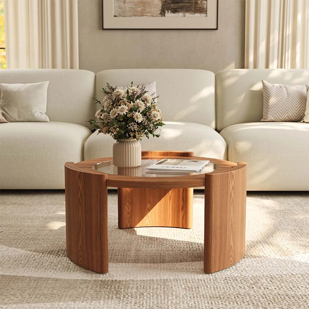 Wood and Glass Coffee Table Wood and Glass Coffee Table