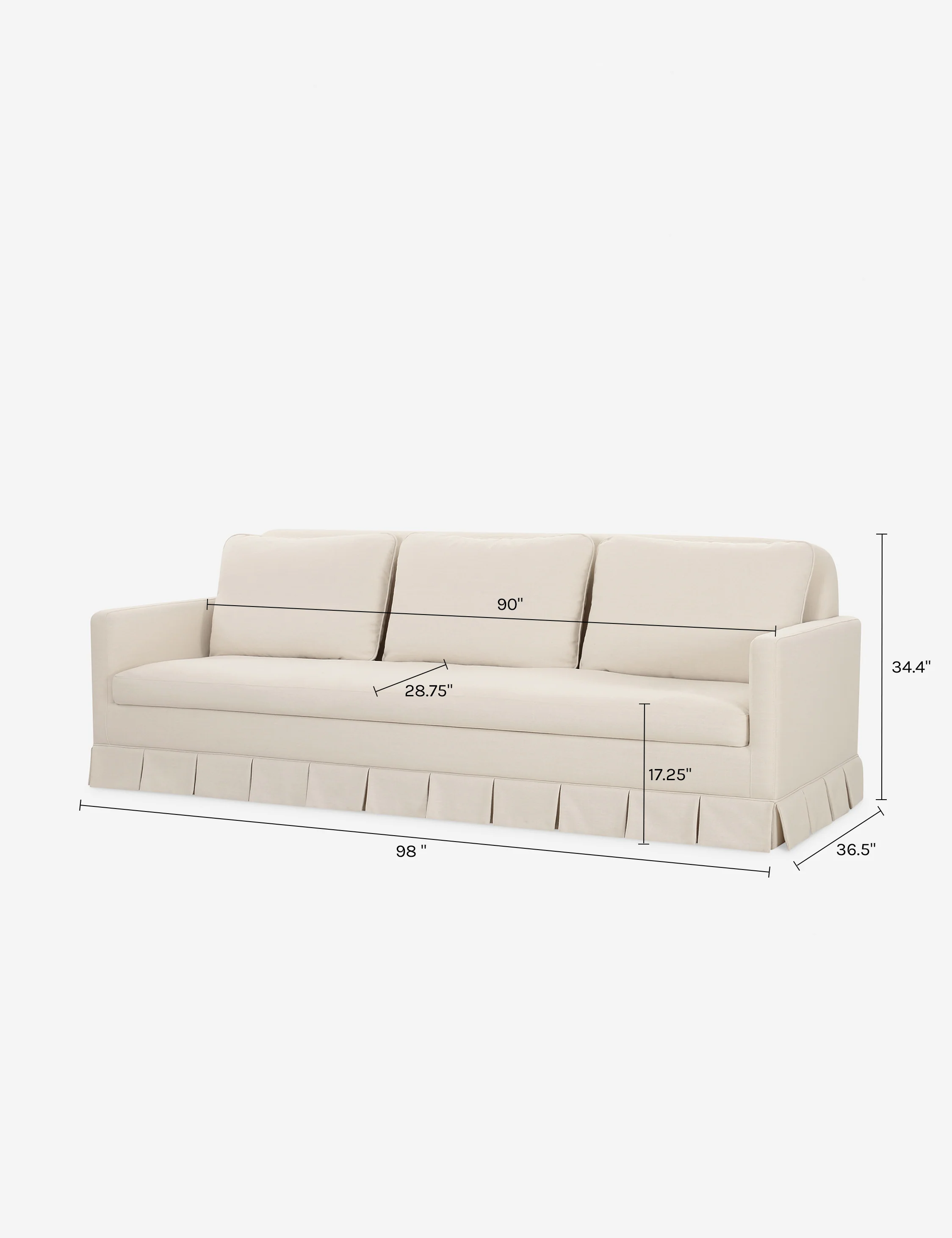 Stripe Designer Sofa