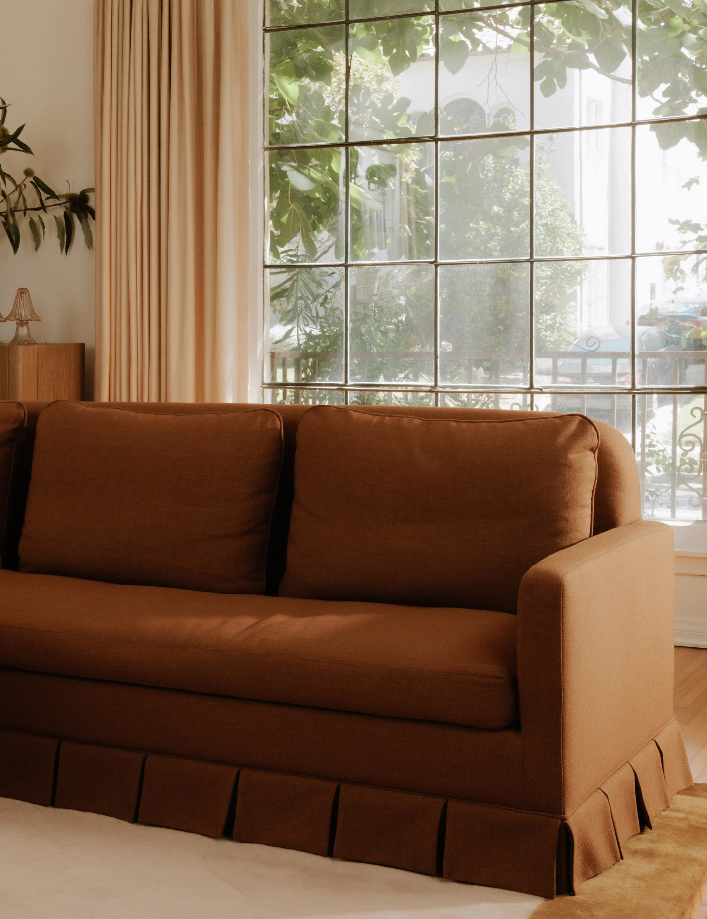 Stripe Designer Sofa