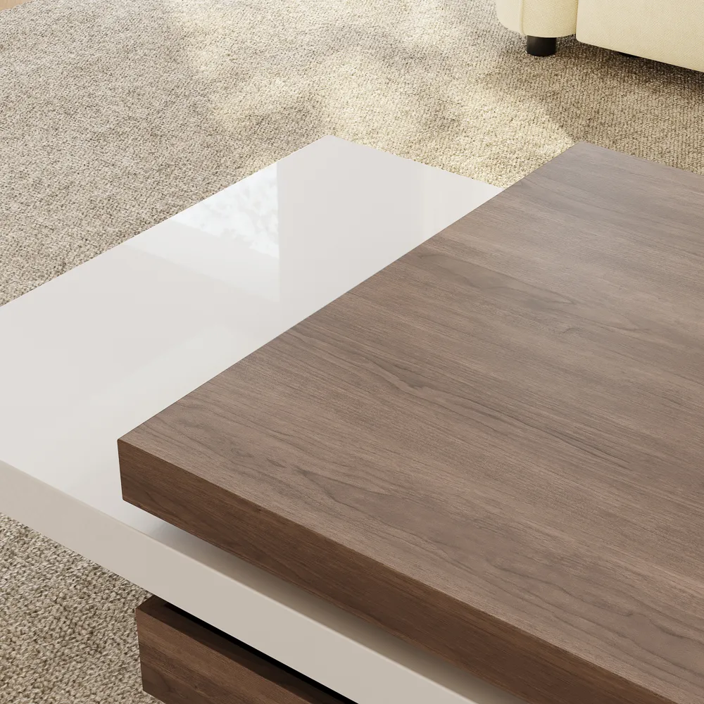 Square Rotating Coffee Table Square Rotating Coffee Table