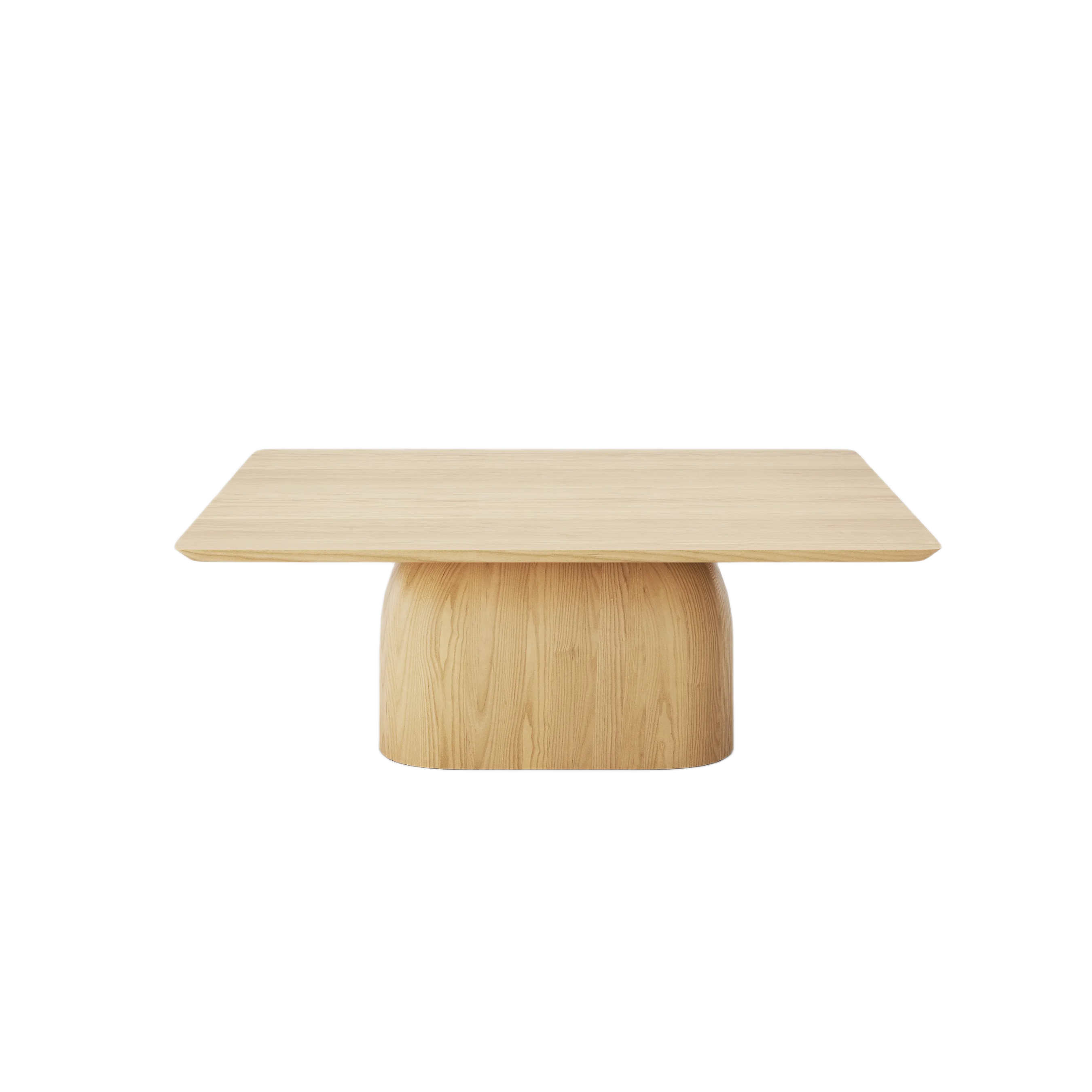 Rectangular Natural Solid Wood Coffee Table