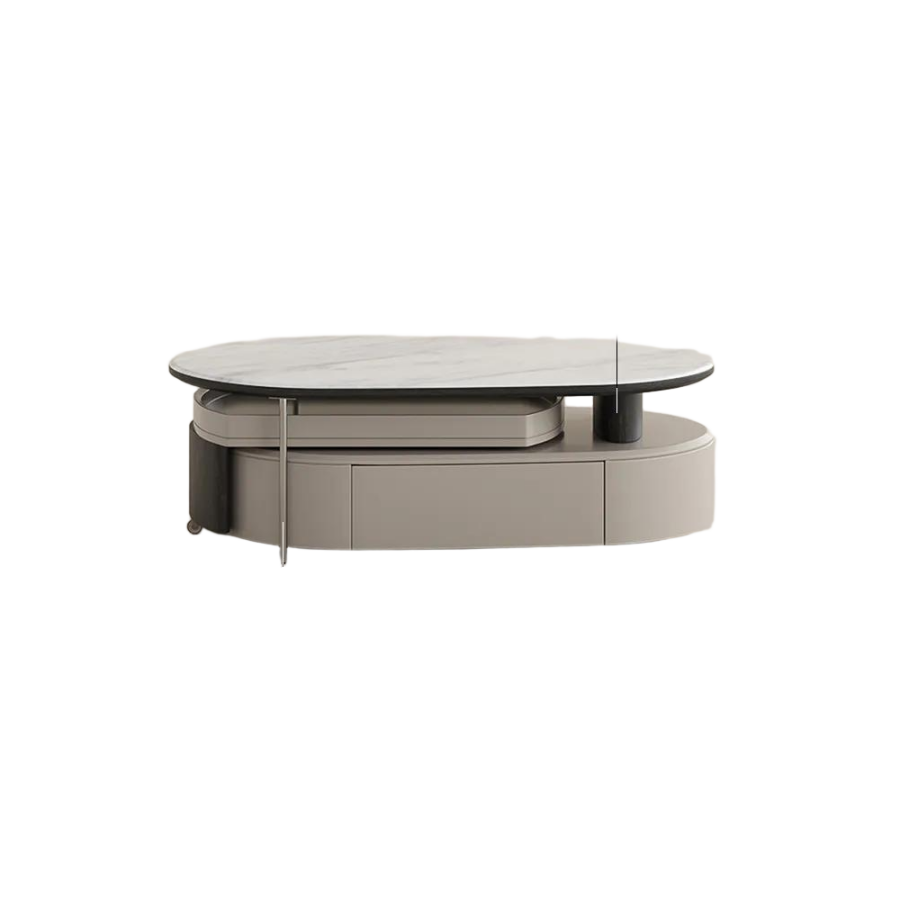 Extendable Modern Coffee Table with Storage