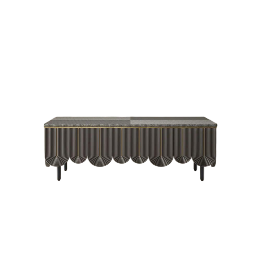 Modern Rectangle Coffee Table with Storage Drawers