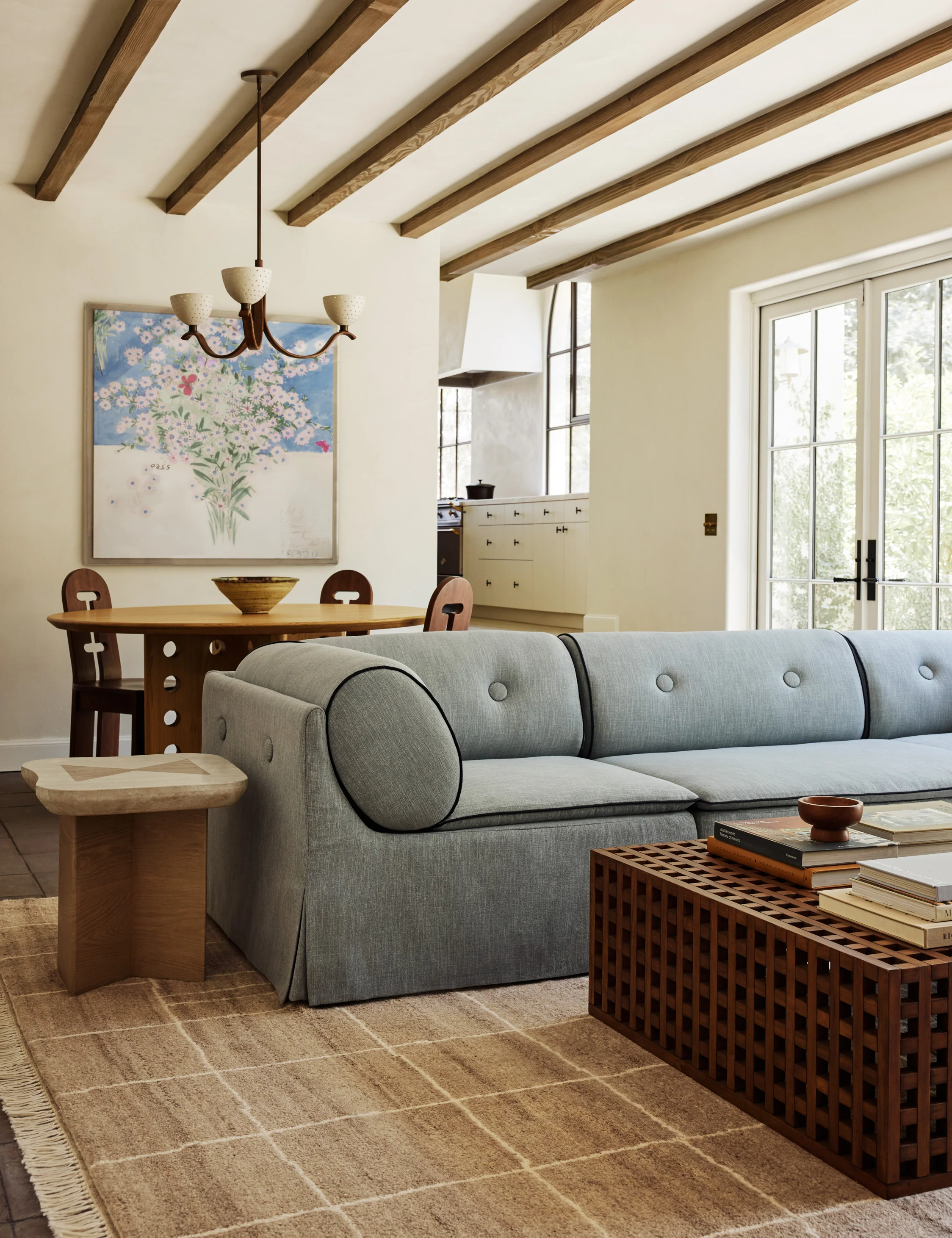 Blue Fabric Sofa Blue Fabric Sofa