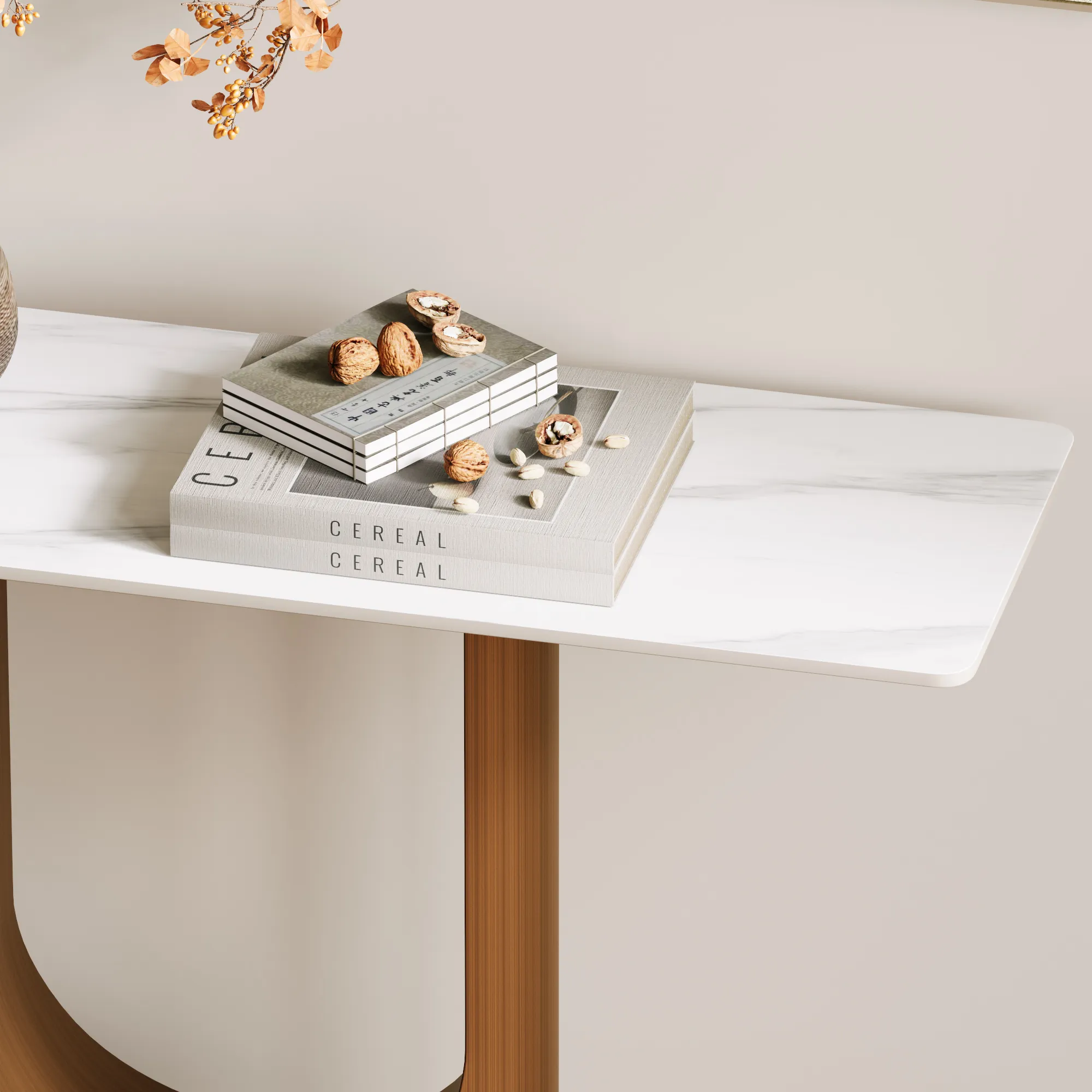 Modern Sintered Stone Console Table