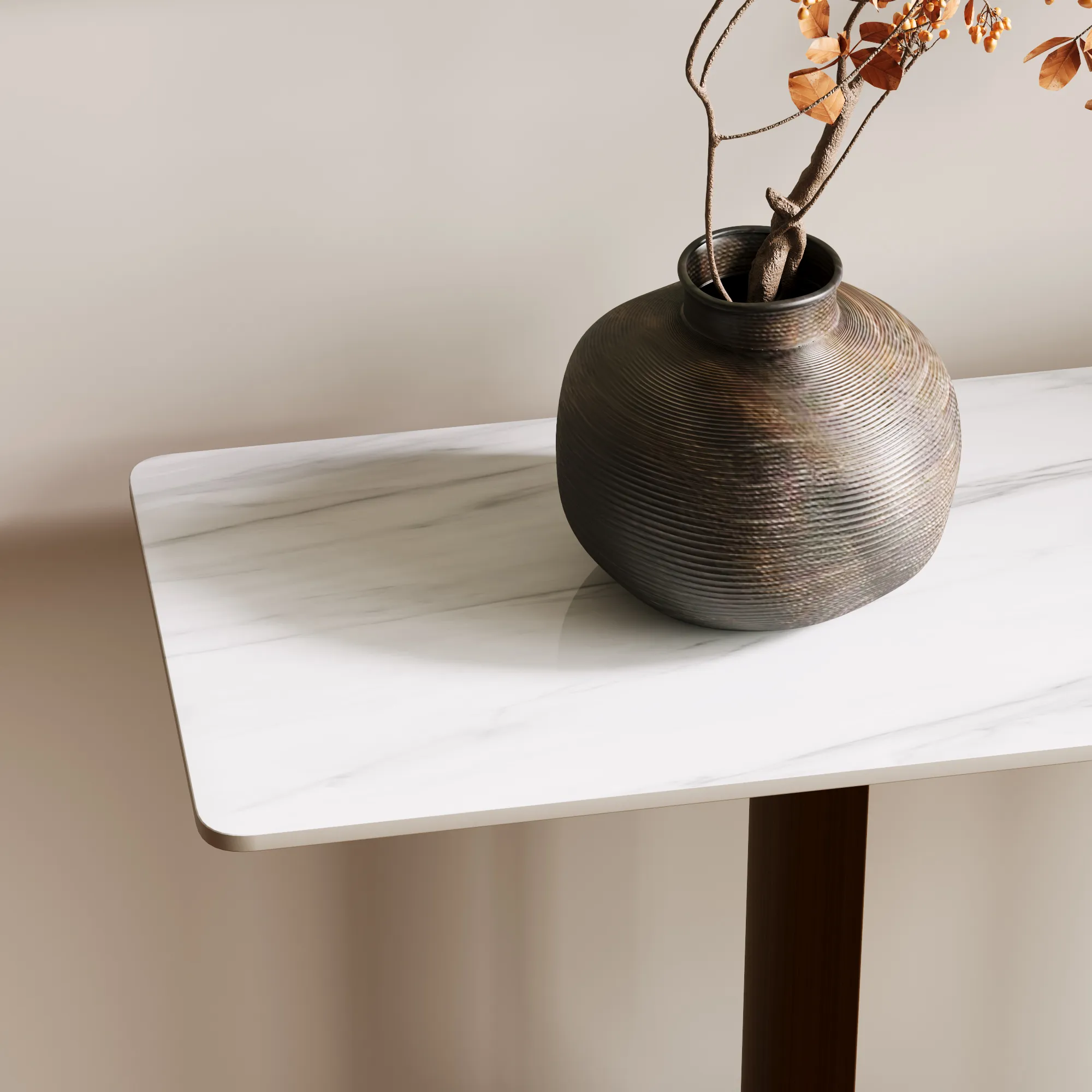 Modern Sintered Stone Console Table