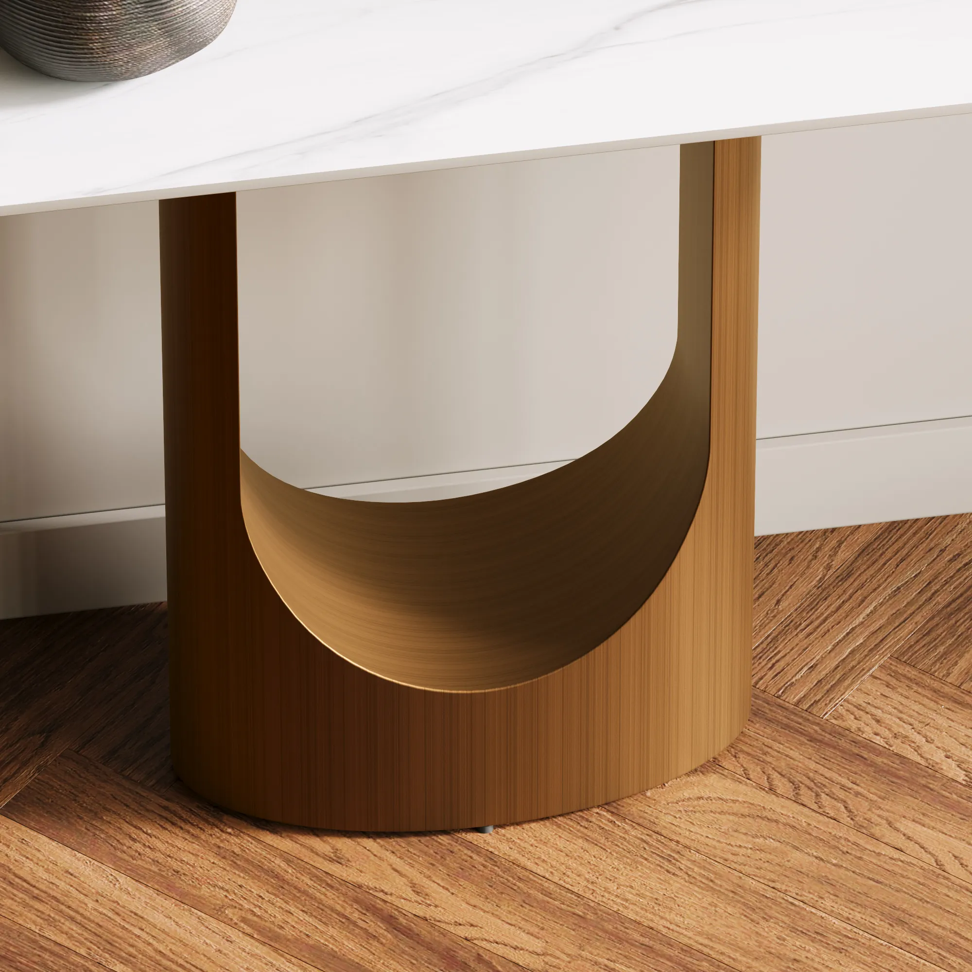Modern Sintered Stone Console Table