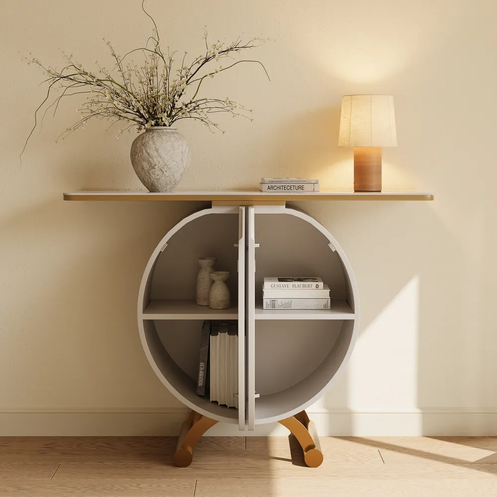 Modern Entryway Table with Storage Modern Entryway Table with Storage