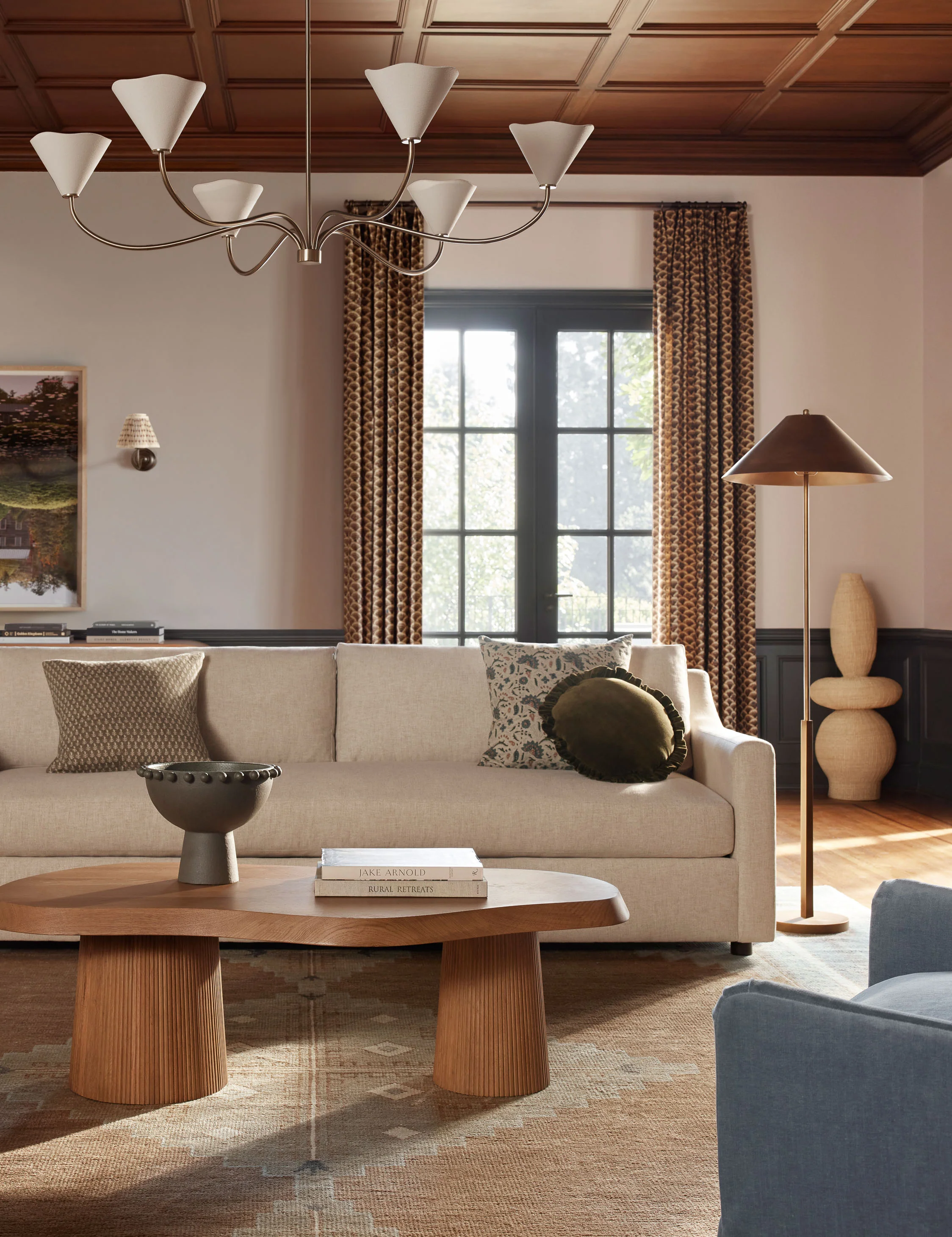 Cream-colored Fabric Sofa Cream-colored Fabric Sofa