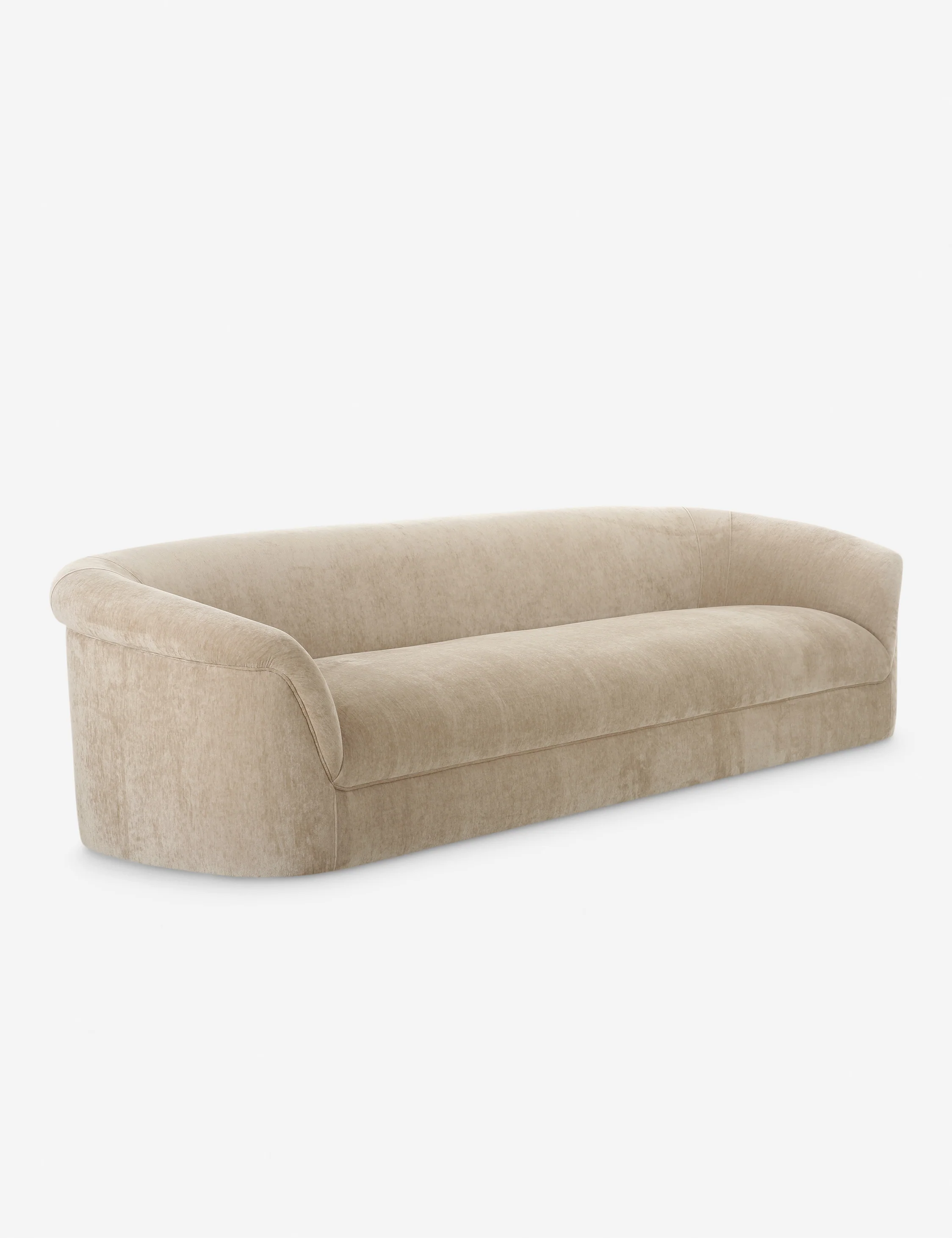 Taupe Modern Fabric Sofa