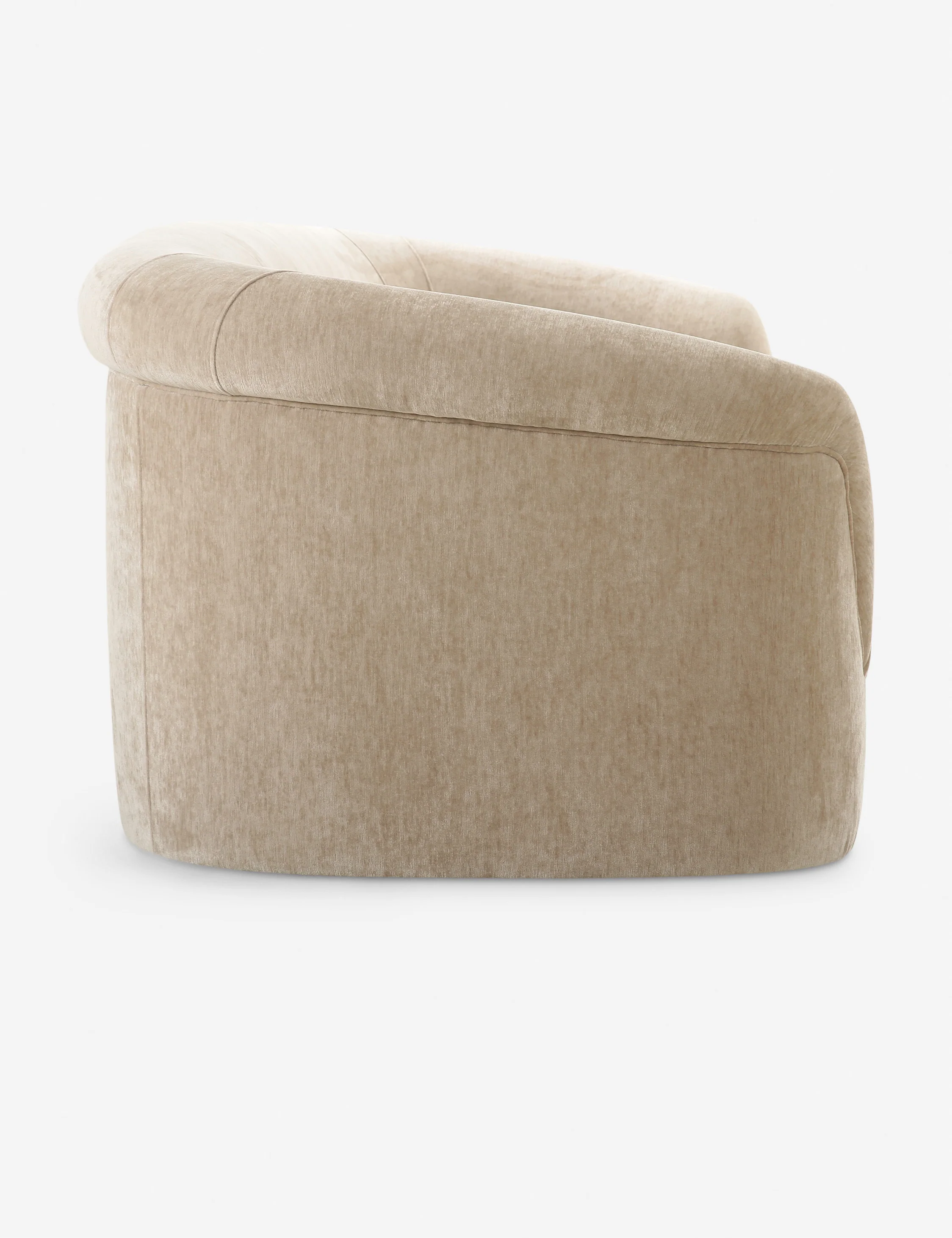 Taupe Modern Fabric Sofa