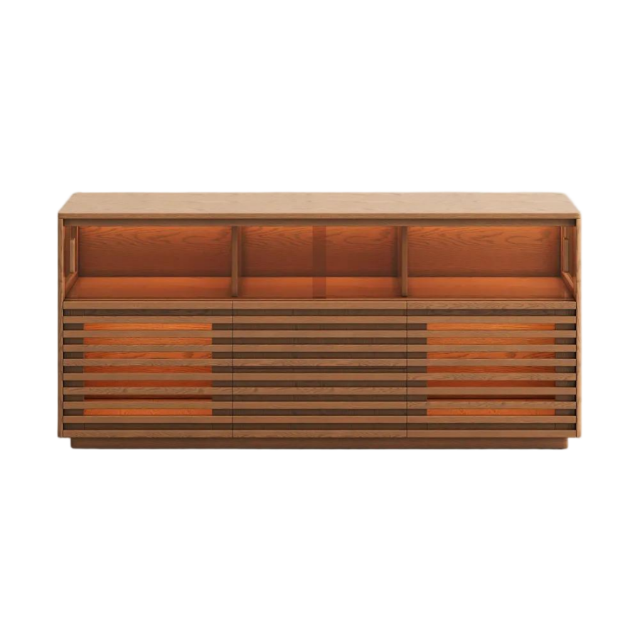 LED Mid Century Modern Sideboard Cabinet with Lighting
