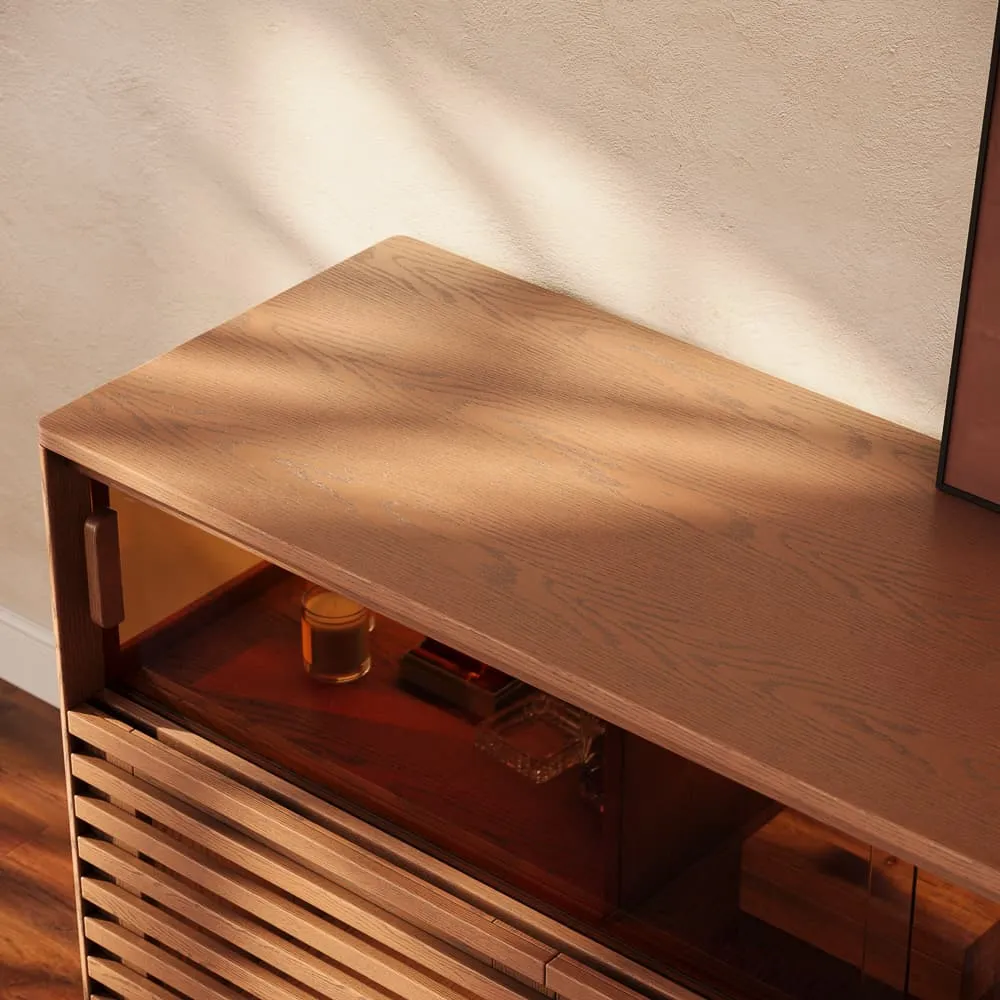 20260509033LED Mid Century Modern Sideboard Cabinet with Lighting91770 LED Mid Century Modern Sideboard Cabinet with Lighting