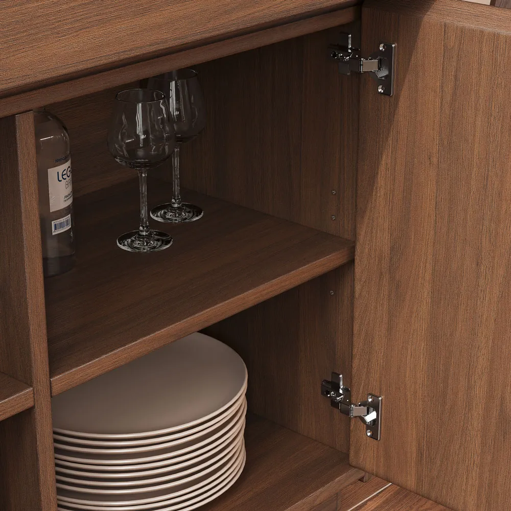 Dining Tall Sideboard with LED Lighting Dining Tall Sideboard with LED Lighting