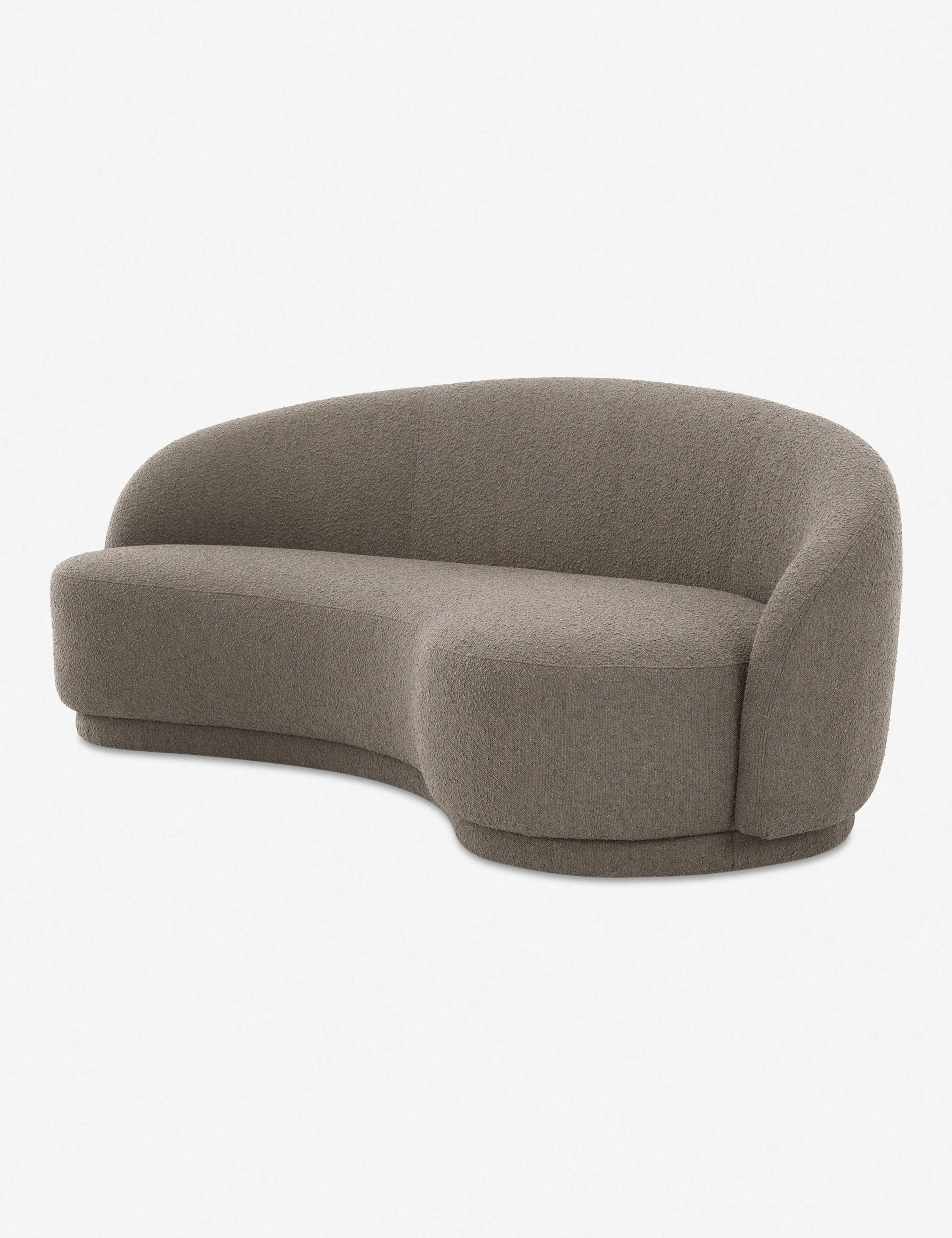 Taupe Boucle Sofa Taupe Boucle Sofa