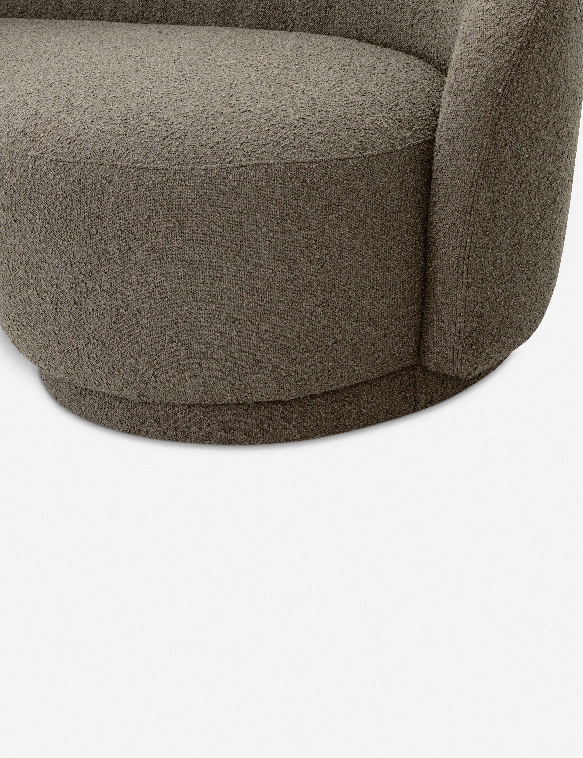 Taupe Boucle Sofa Taupe Boucle Sofa