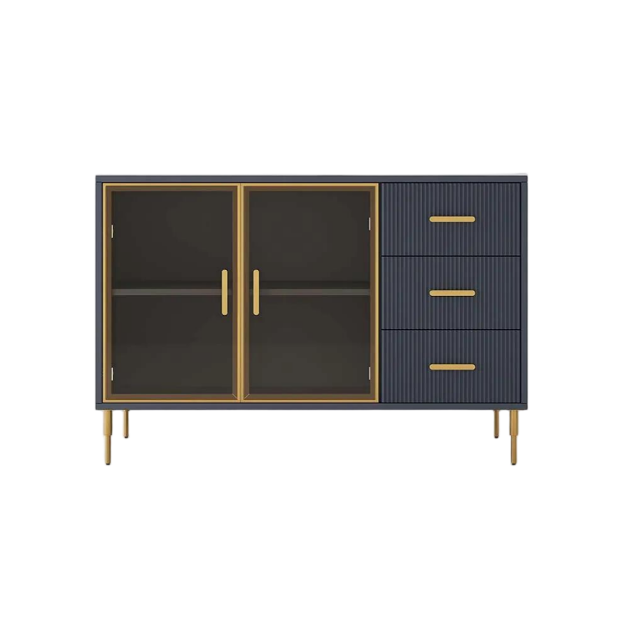 Modern Storage Cabinet with Sintered Stone Top