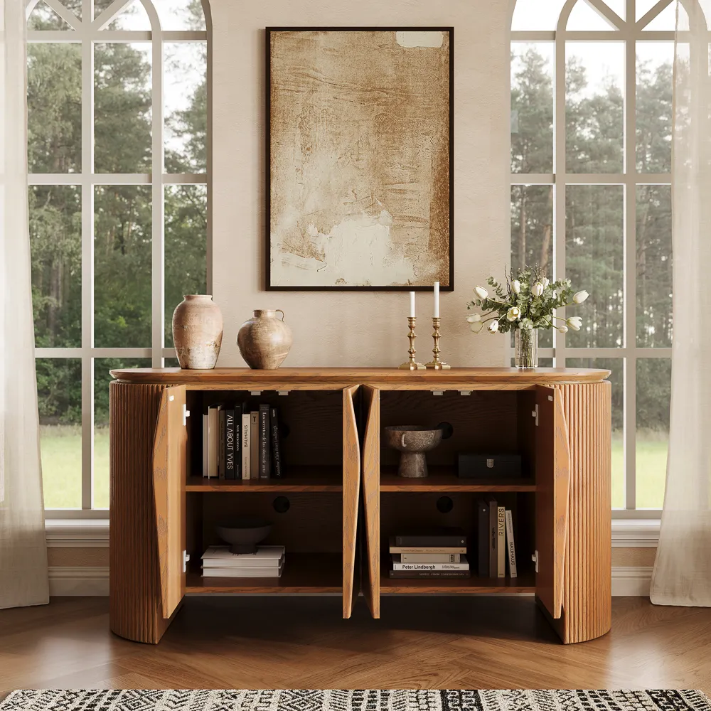  Fluted Storage Cabinet