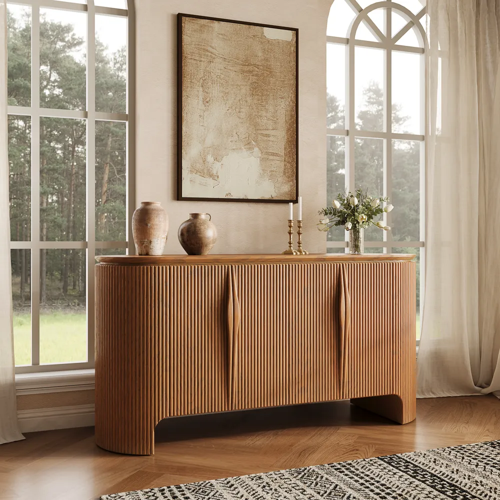  Fluted Storage Cabinet