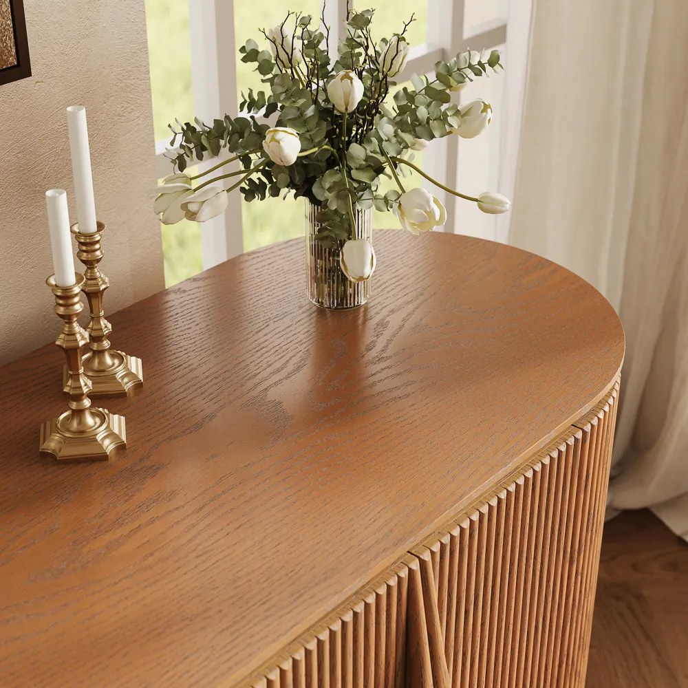 Fluted Storage Cabinet