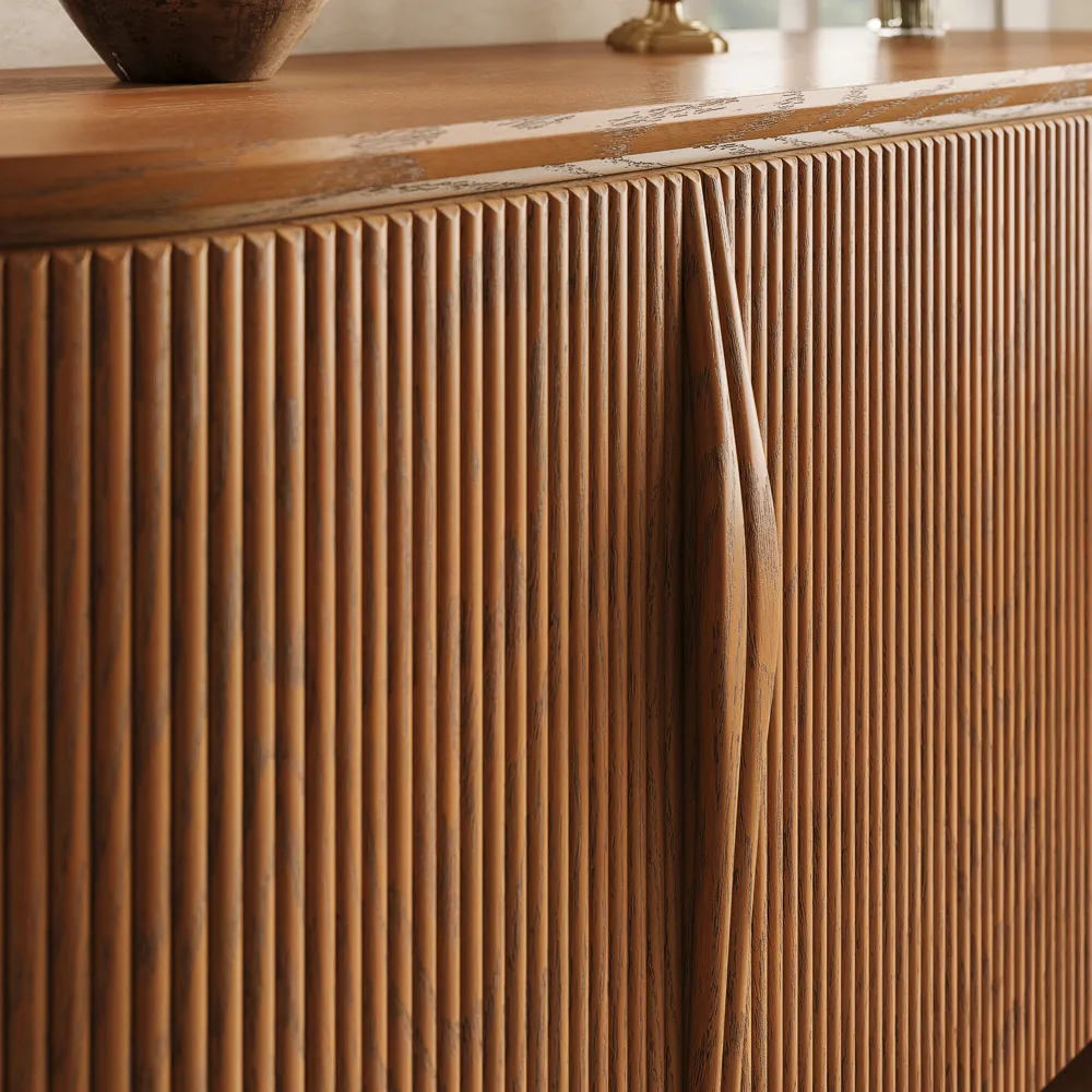  Fluted Storage Cabinet