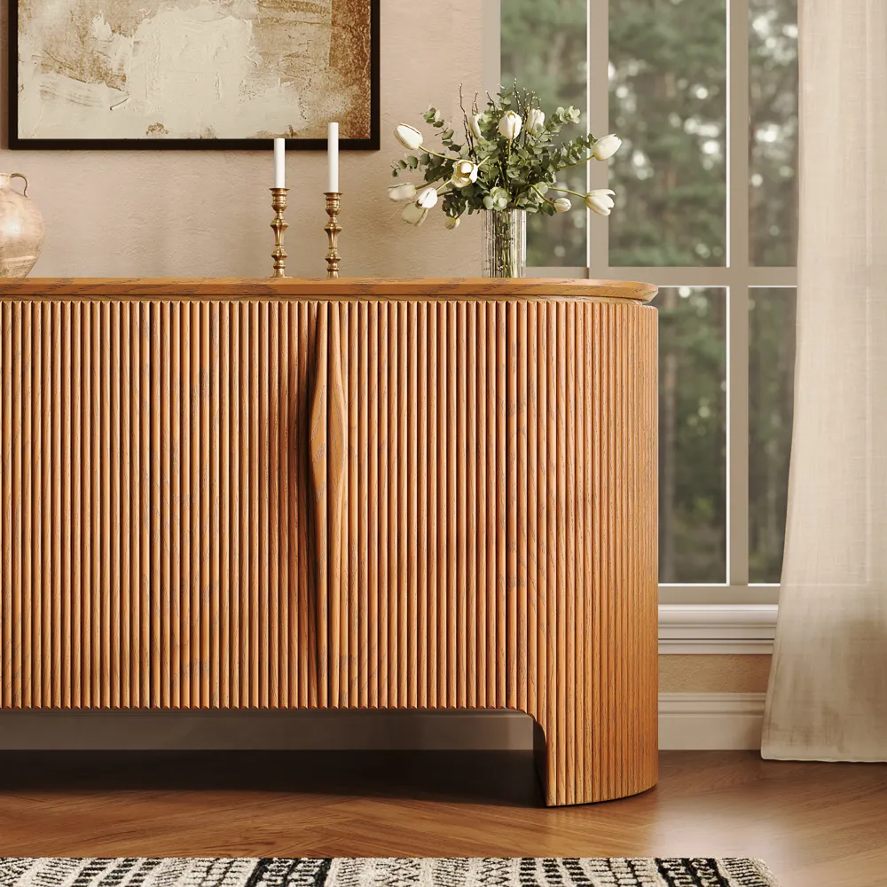 Fluted Storage Cabinet