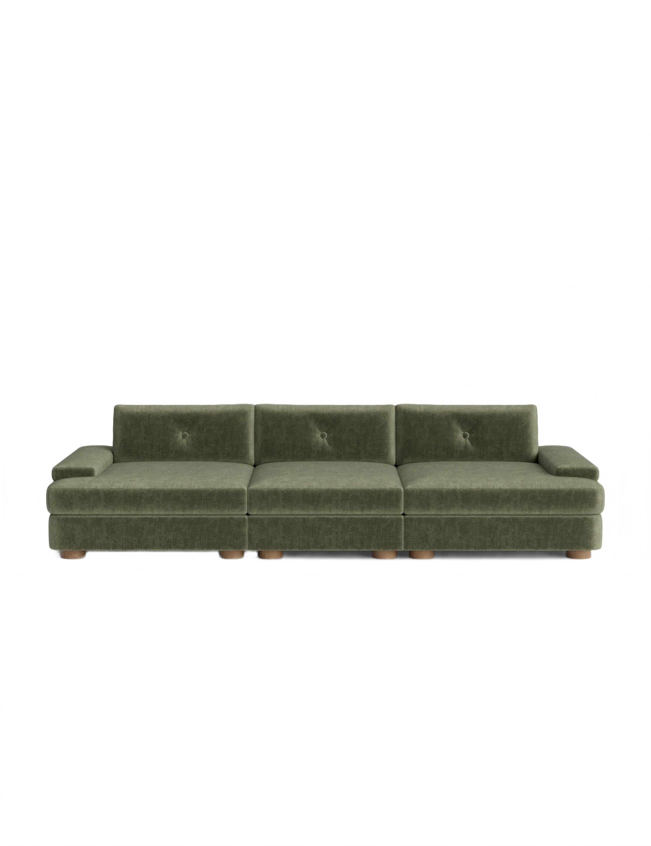 American-style Velvet Sofa