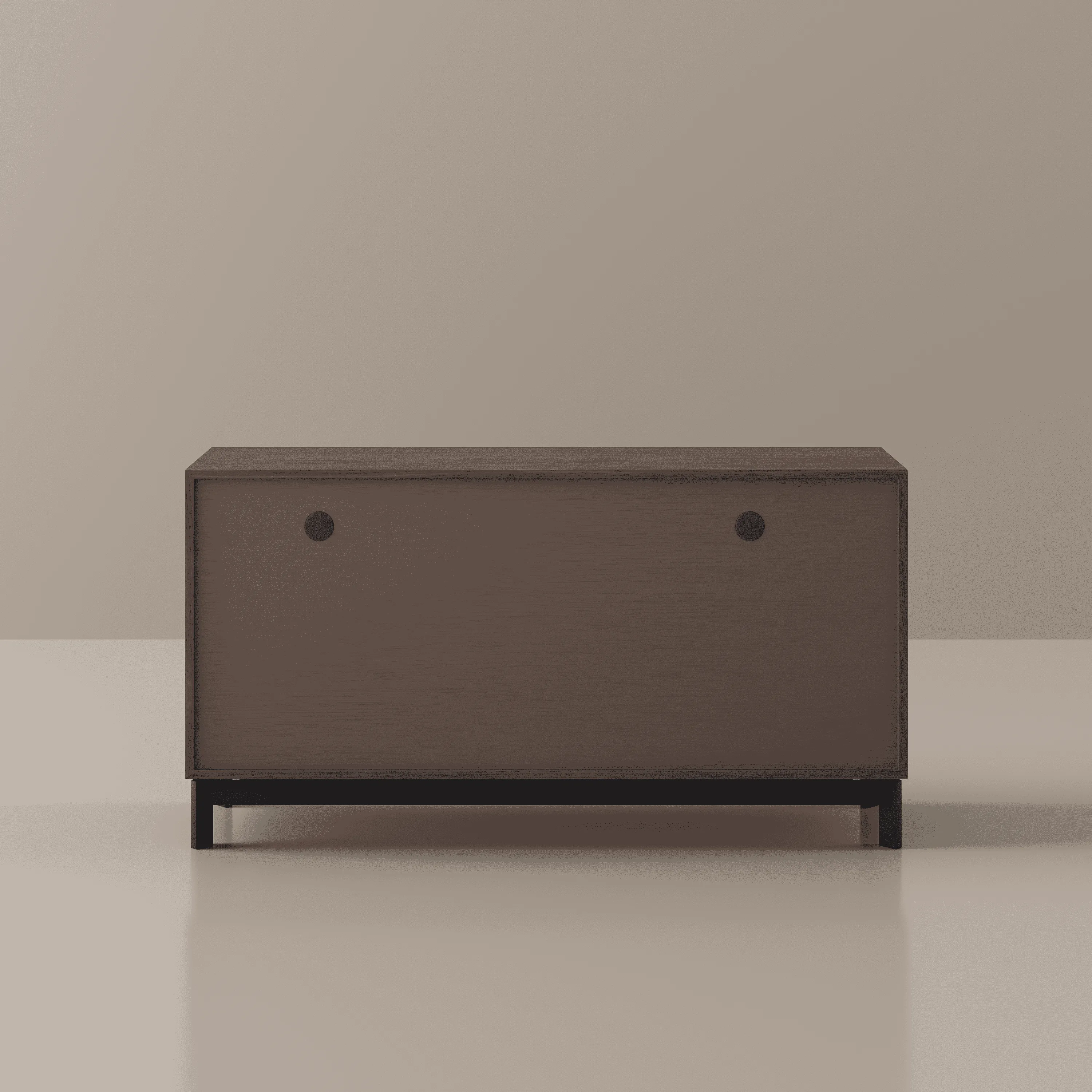 Mid-Century Modern Walnut Wood Storage Cabinet Mid-Century Modern Walnut Wood Storage Cabinet