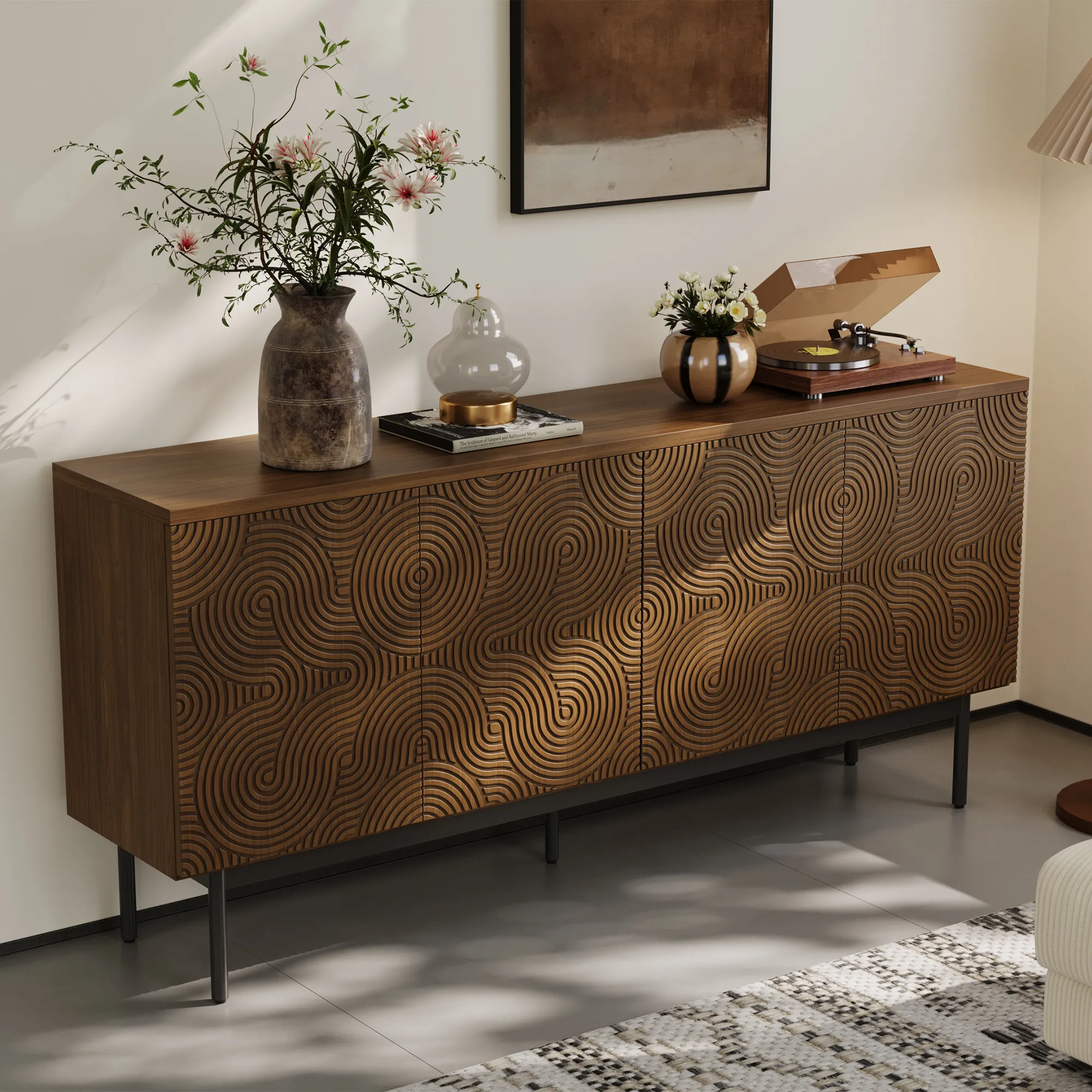 Mid-Century Cabinet Credenza