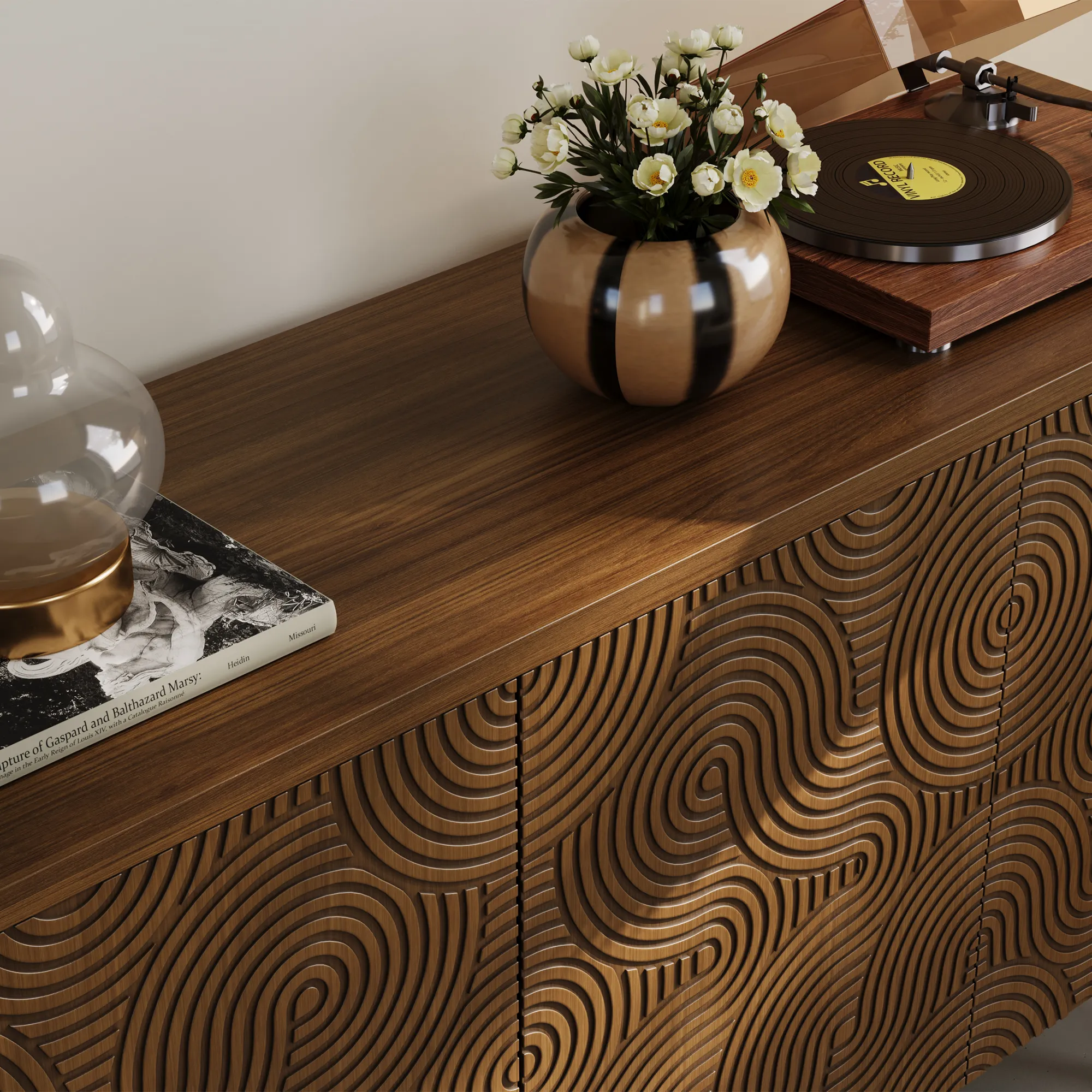 Mid-Century Cabinet Credenza