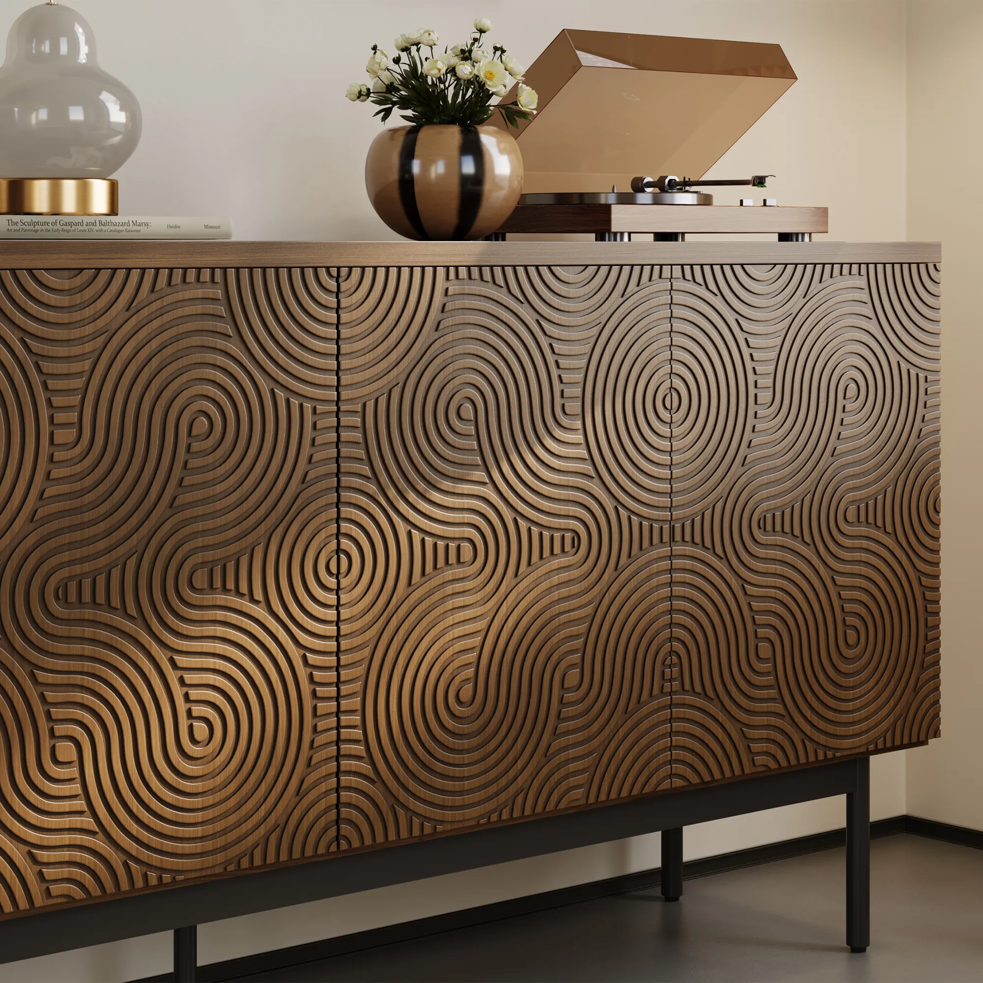 Mid-Century Cabinet Credenza