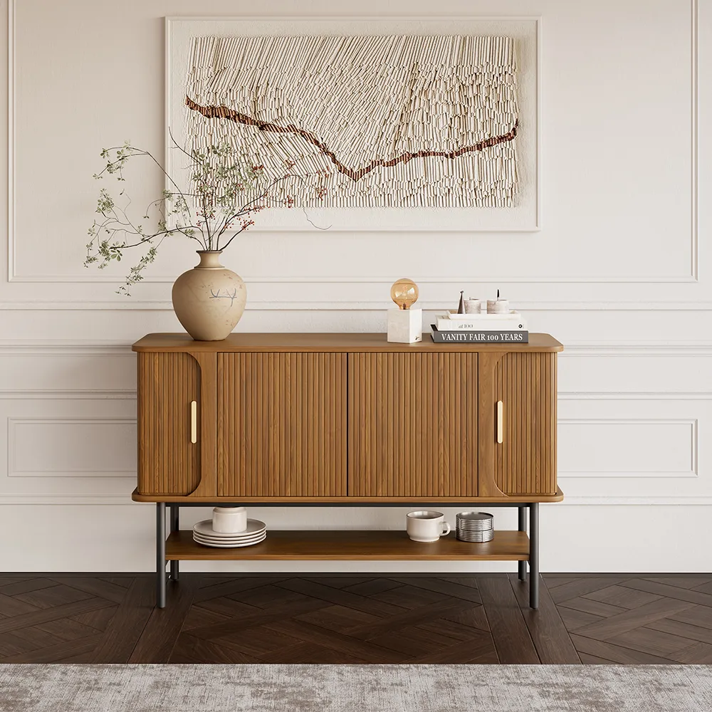 Mid-Century Modern Walnut Storage Cabinet Mid-Century Modern Walnut Storage Cabinet