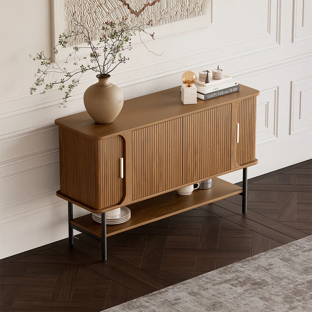 Mid-Century Modern Walnut Storage Cabinet Mid-Century Modern Walnut Storage Cabinet