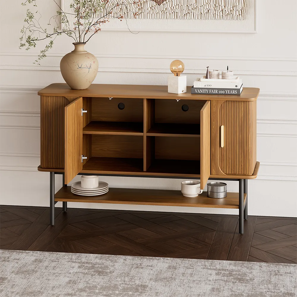 Mid-Century Modern Walnut Storage Cabinet Mid-Century Modern Walnut Storage Cabinet